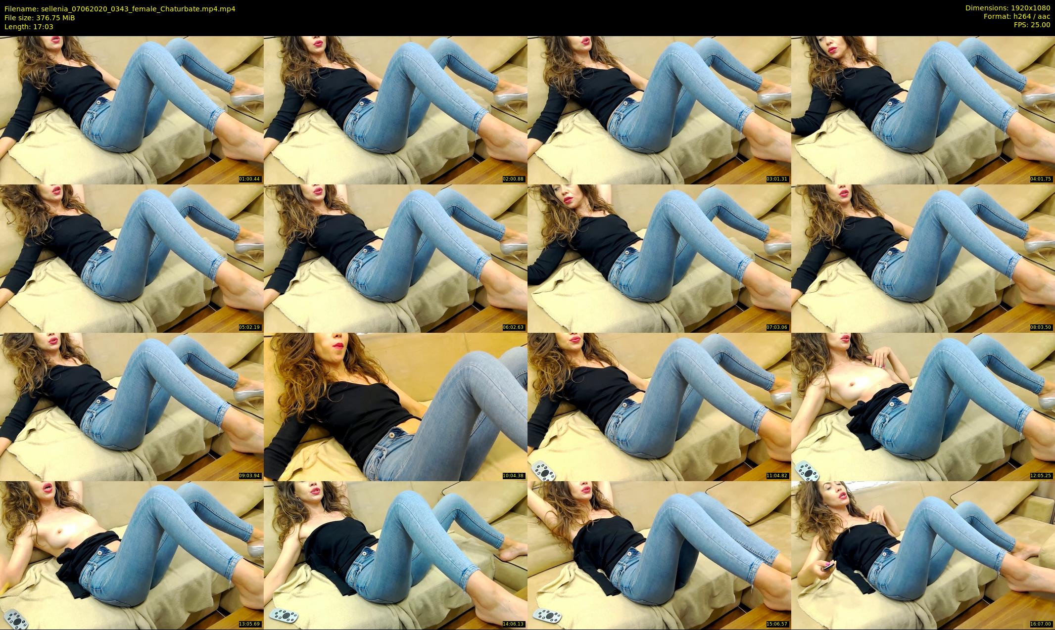 sellenia — 18 minute Chaturbate female cam show recording, 1080p, Jun 7, 2020