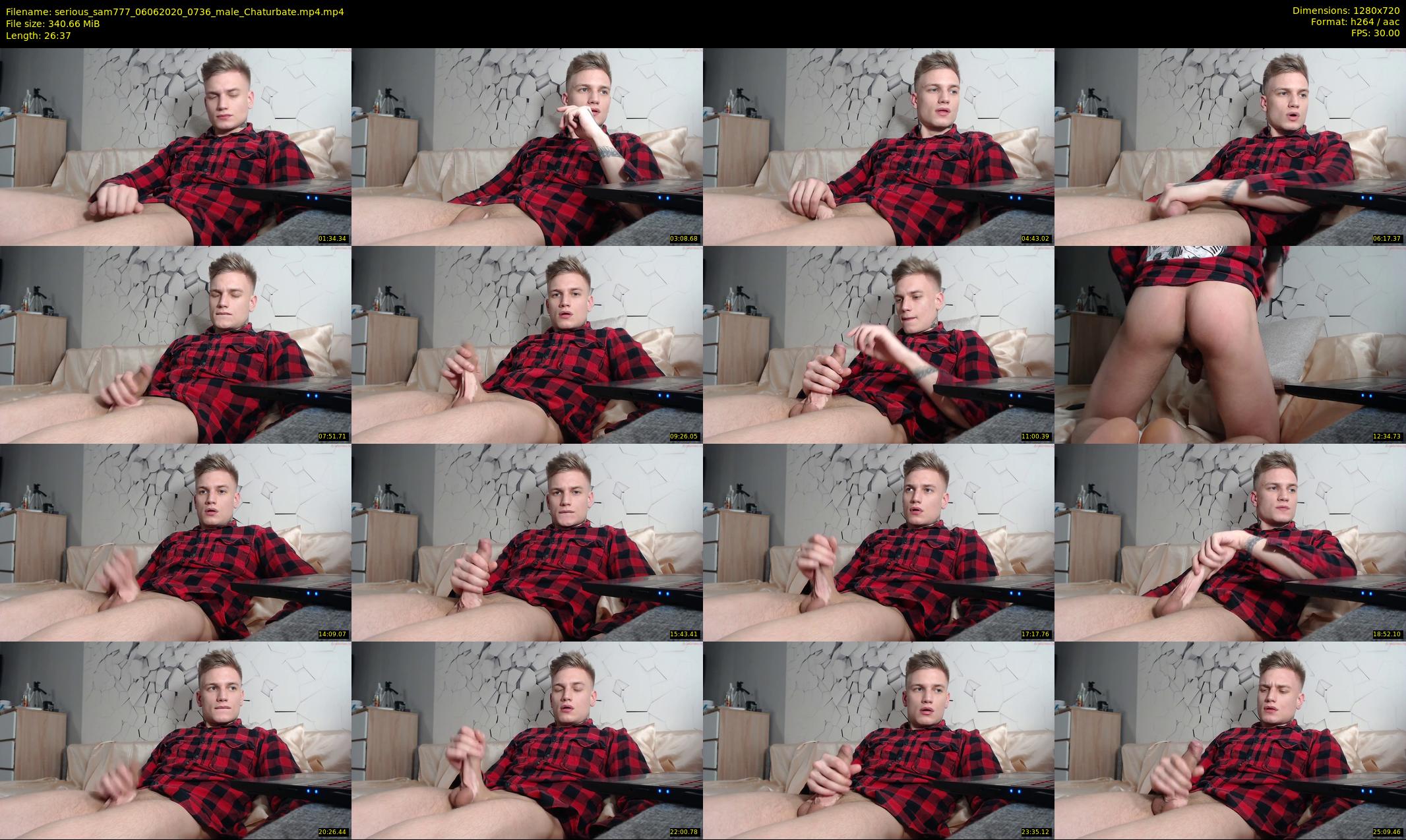 serious_sam777 — 27 minute Chaturbate male cam show recording, 720p, Jun 6, 2020