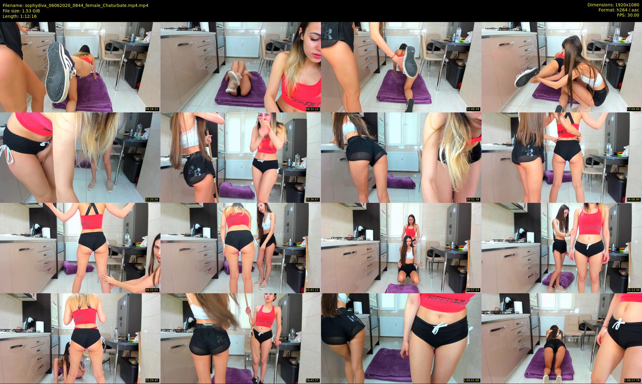 sophydiva — 73 minute Chaturbate female cam show recording, 1080p, Jun 6, 2020