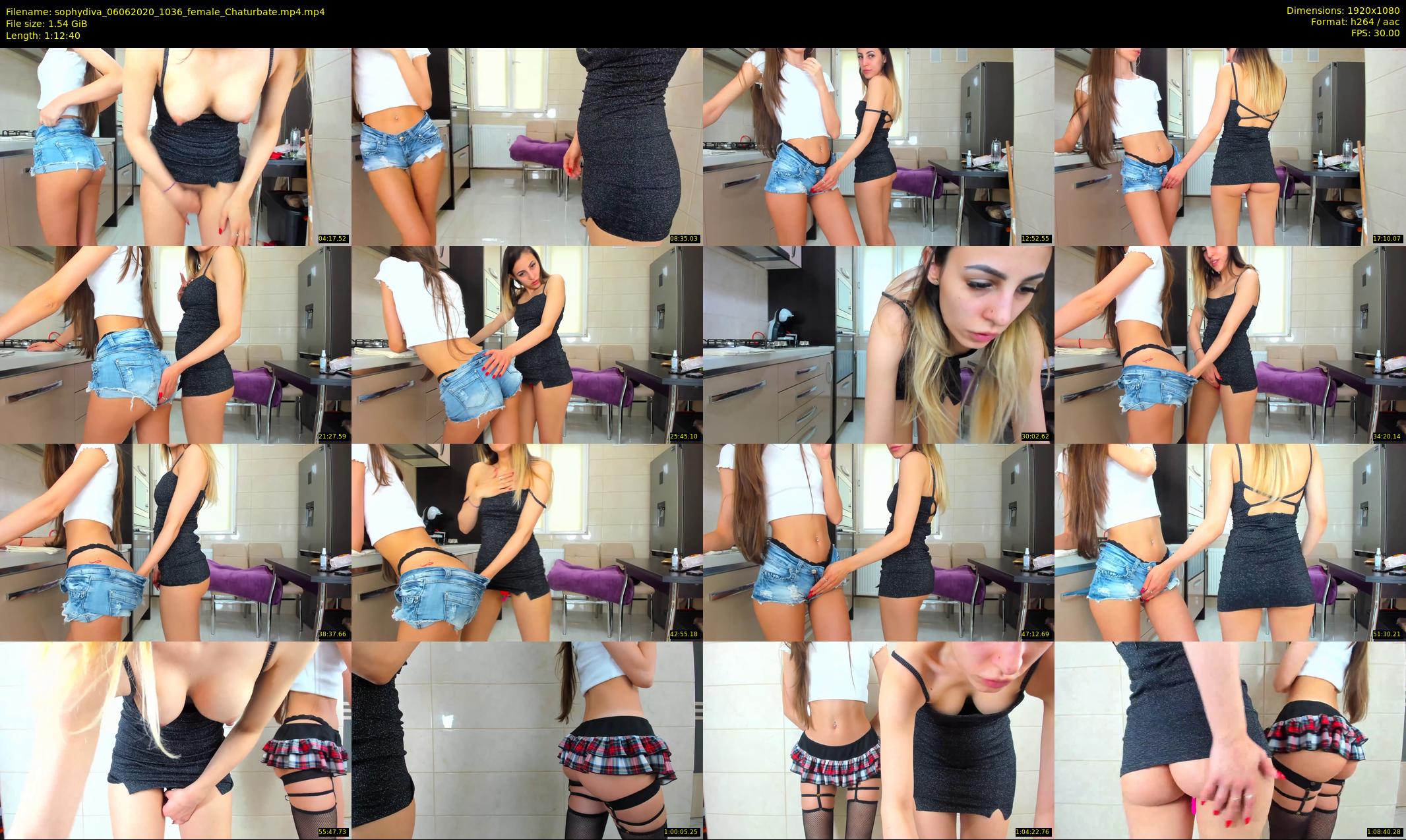 sophydiva — 73 minute Chaturbate female cam show recording, 1080p, Jun 6, 2020