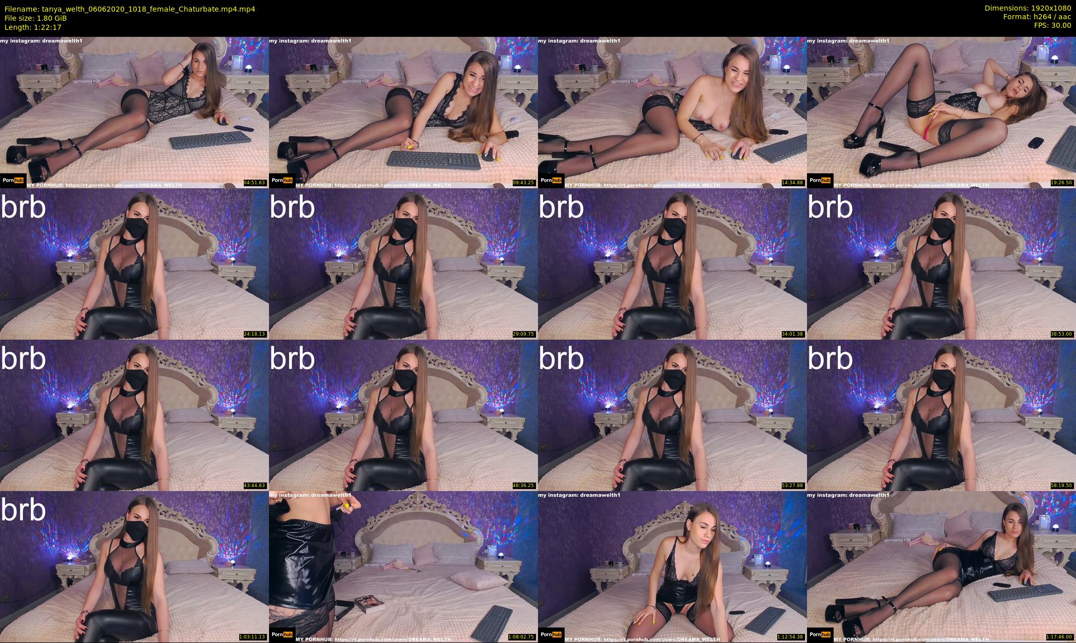 tanya_welth — 83 minute Chaturbate female cam show recording, 1080p, Jun 6, 2020