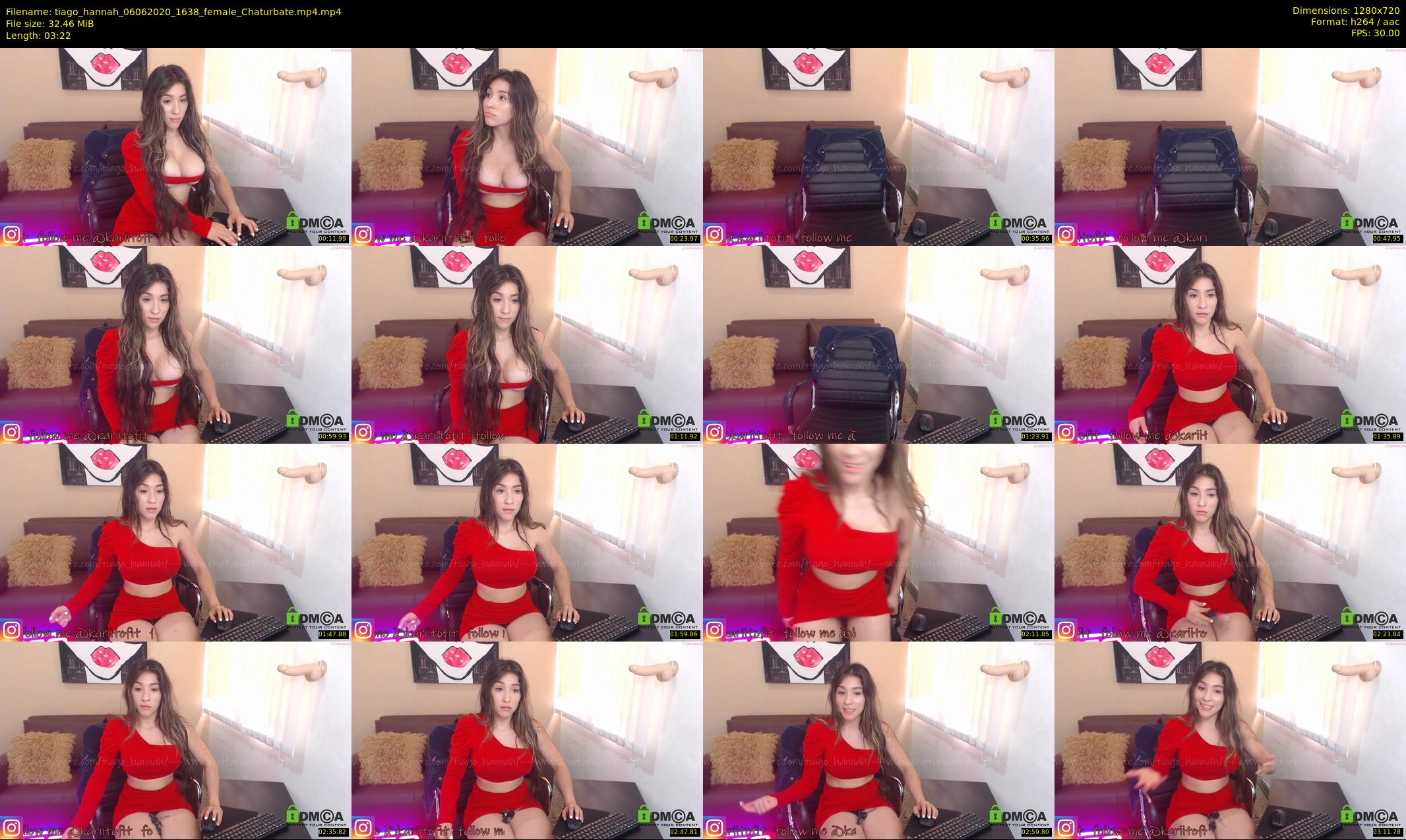 tiago_hannah — 4 minute Chaturbate couple cam show recording, 720p, Jun 6, 2020