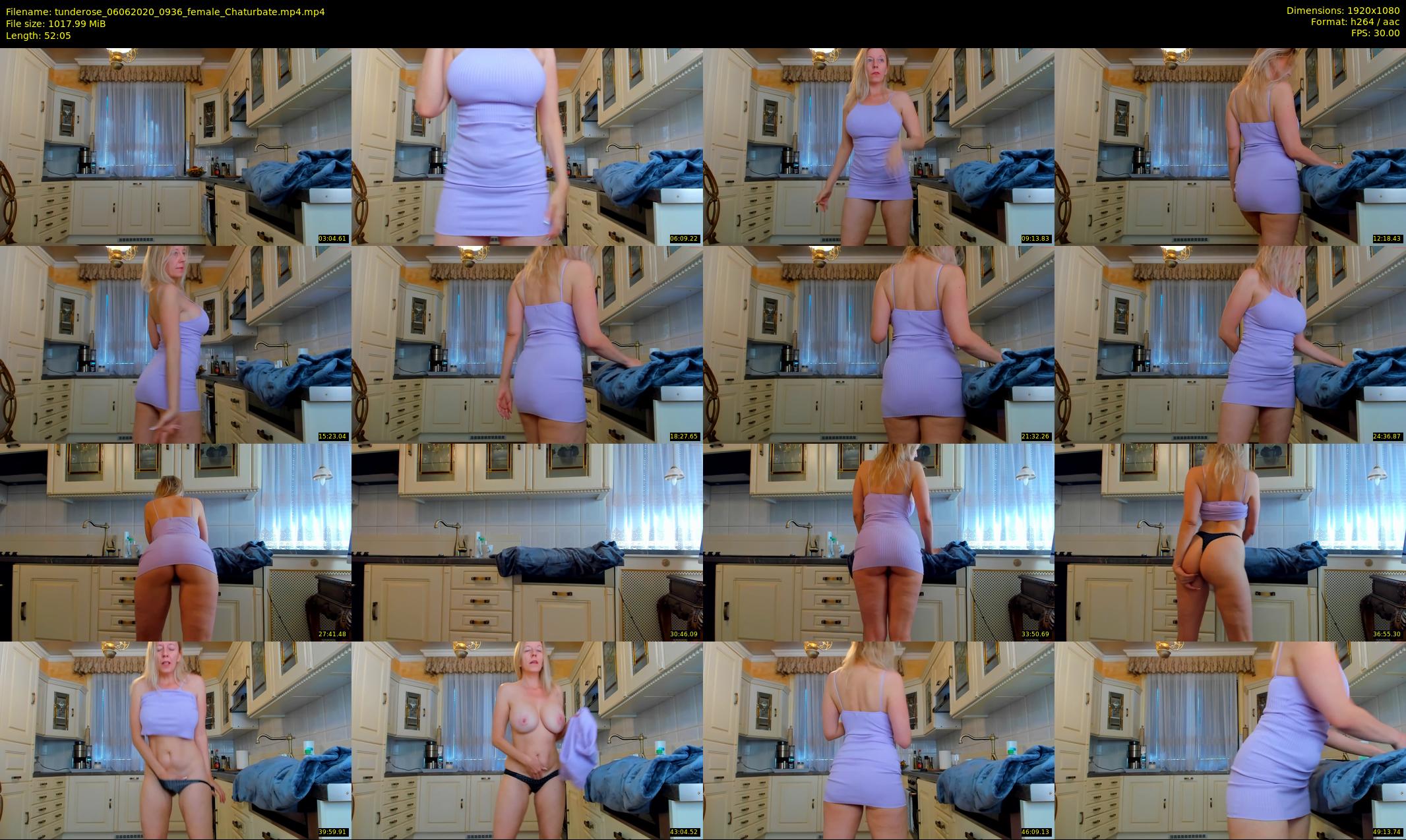 tunderose — 53 minute Chaturbate female cam show recording, 1080p, Jun 6, 2020