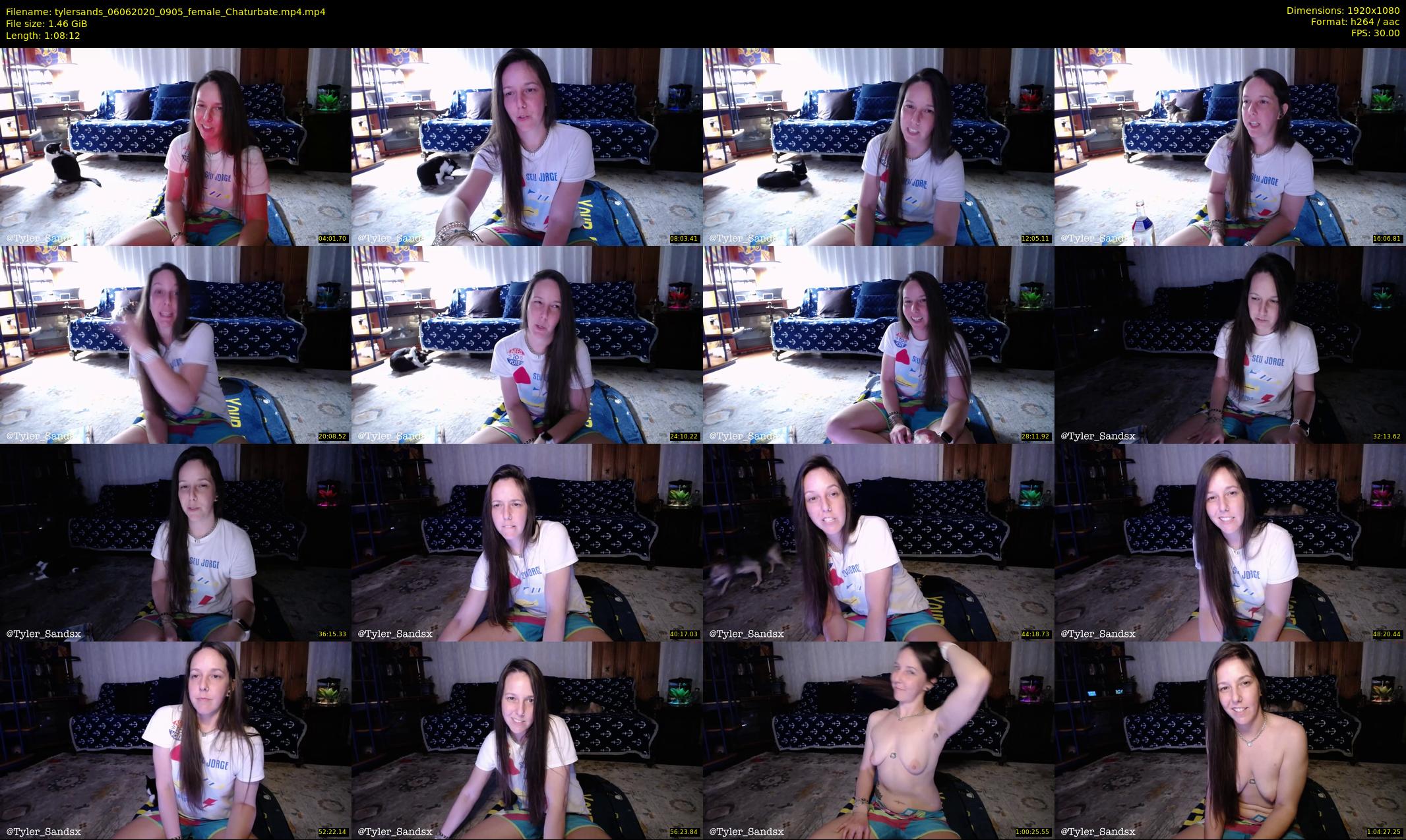 tylersands — 69 minute Chaturbate female cam show recording, 1080p, Jun 6, 2020