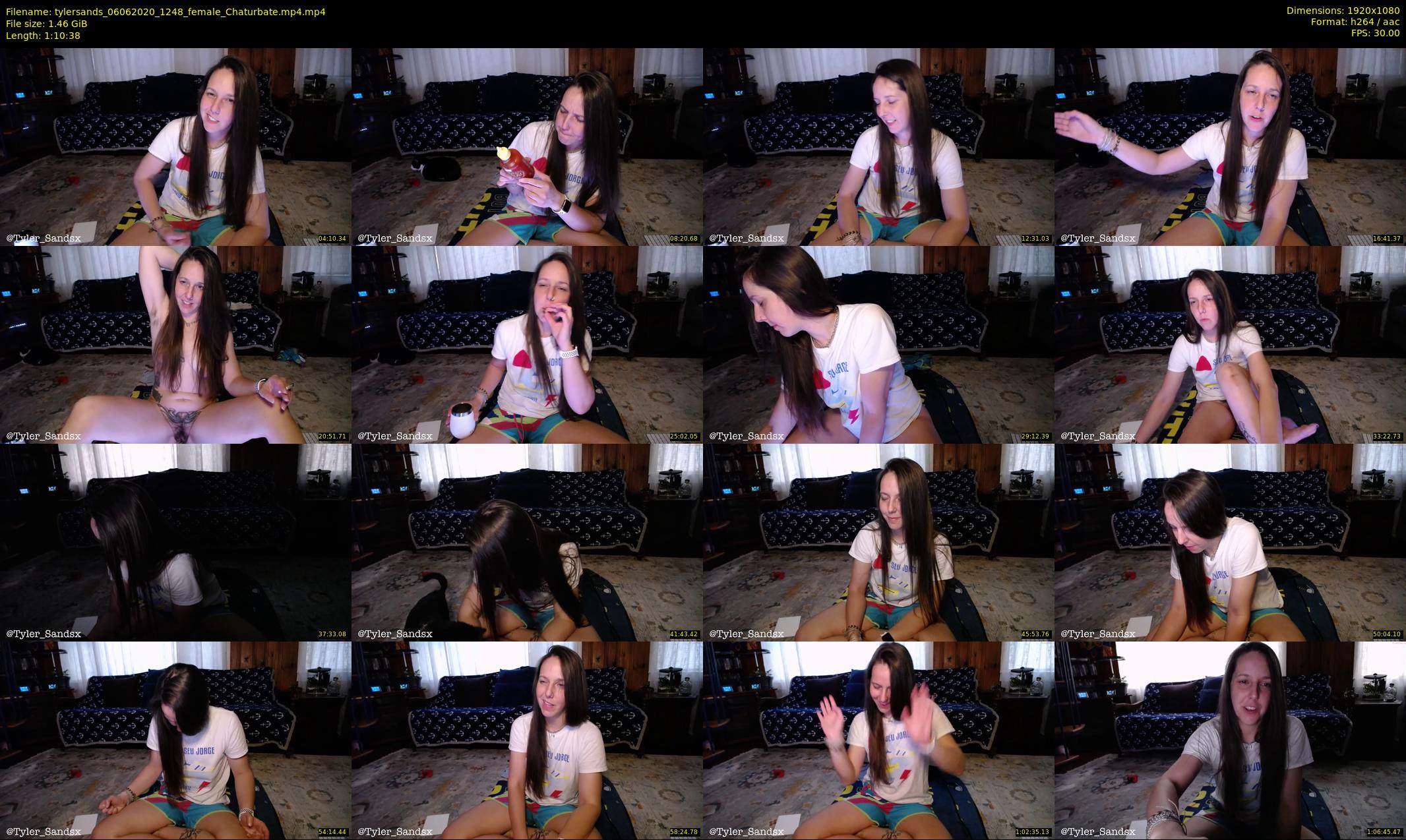 tylersands — 71 minute Chaturbate female cam show recording, 1080p, Jun 6, 2020