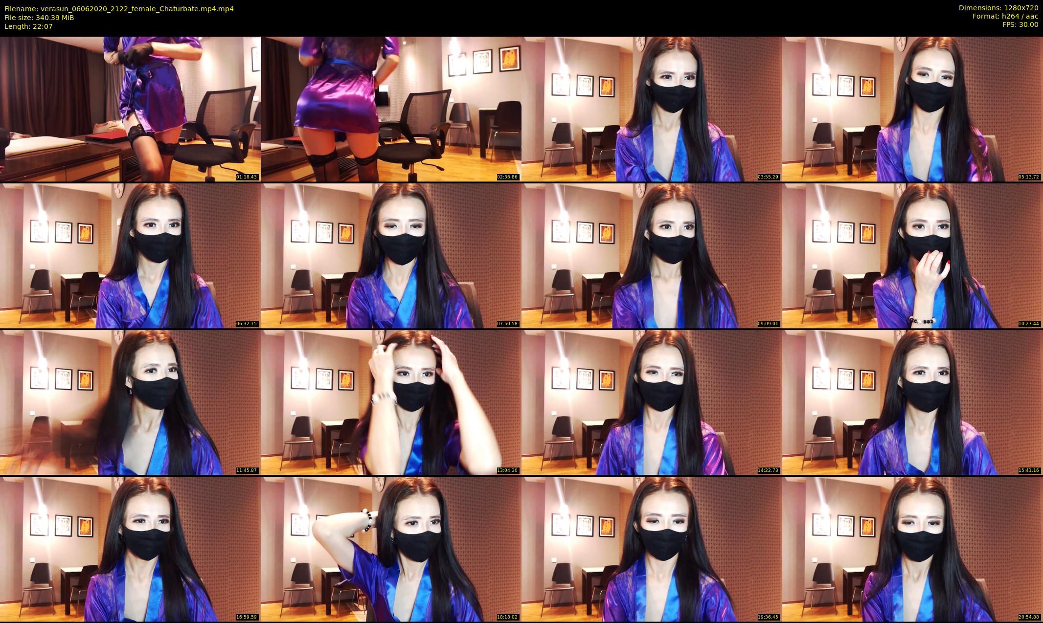 verasun — 23 minute Chaturbate female cam show recording, 720p, Jun 6, 2020