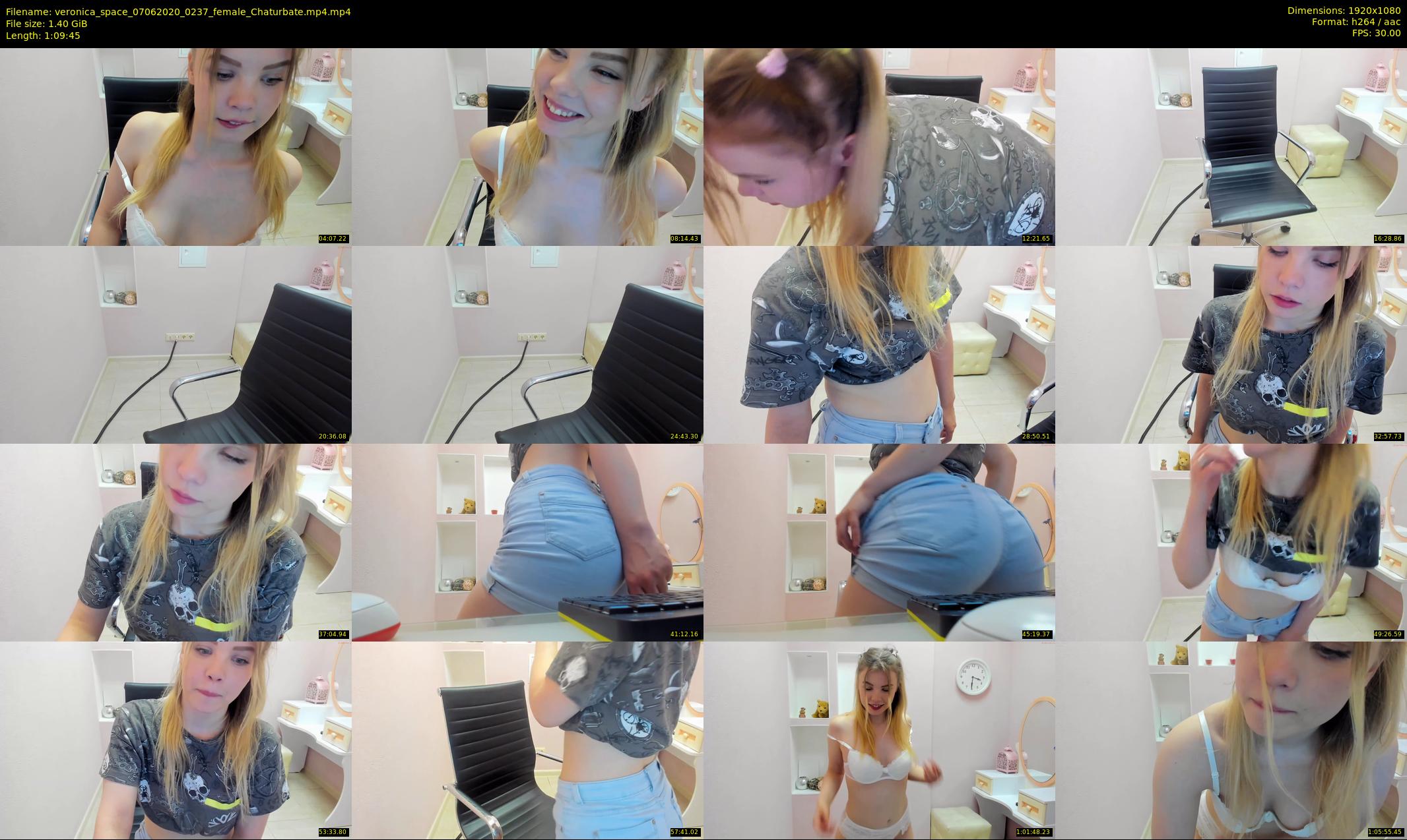 veronica_space — 70 minute Chaturbate female cam show recording, 1080p, Jun 7, 2020