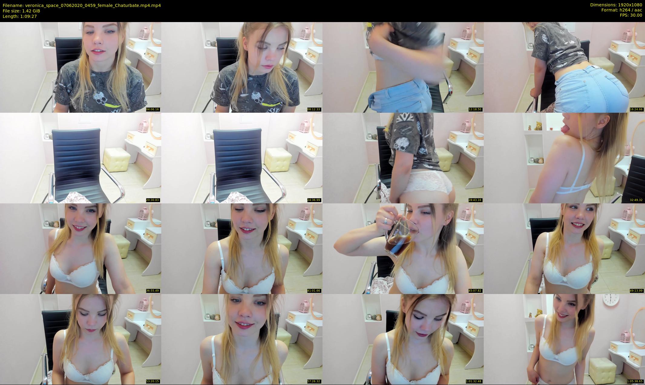 veronica_space — 70 minute Chaturbate female cam show recording, 1080p, Jun 7, 2020