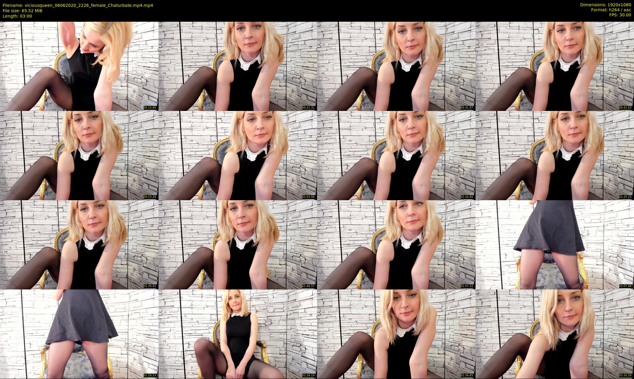 viciousqueen — 3 minute Chaturbate female cam show recording, 1080p, Jun 6, 2020