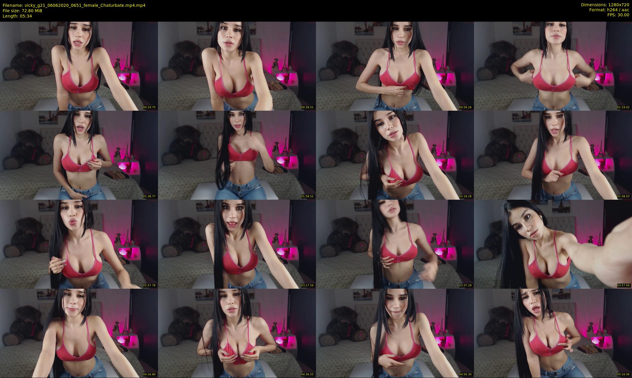 vicky_g21 — 6 minute Chaturbate female cam show recording, 720p, Jun 6, 2020