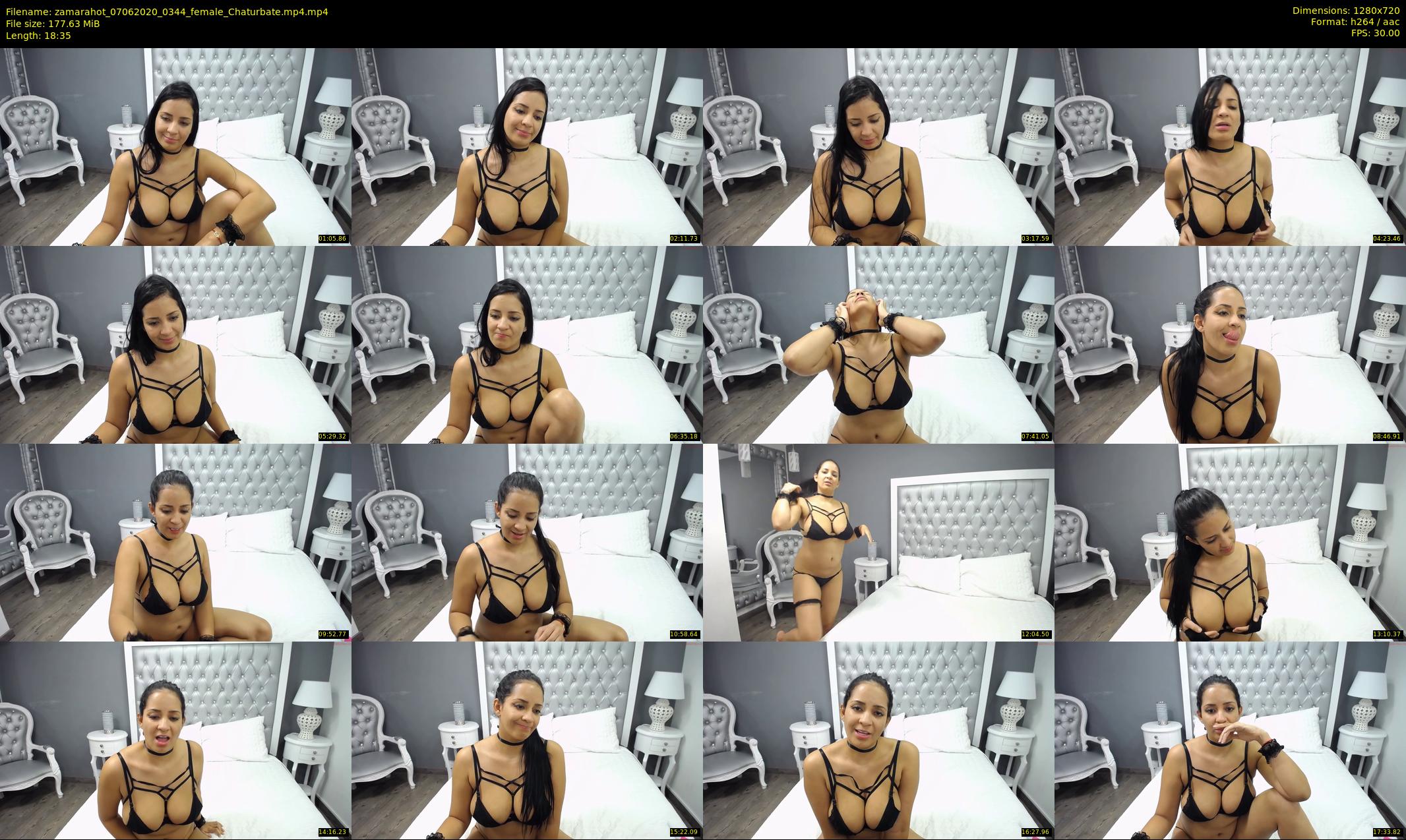 zamarahot — 19 minute Chaturbate female cam show recording, 720p, Jun 7, 2020
