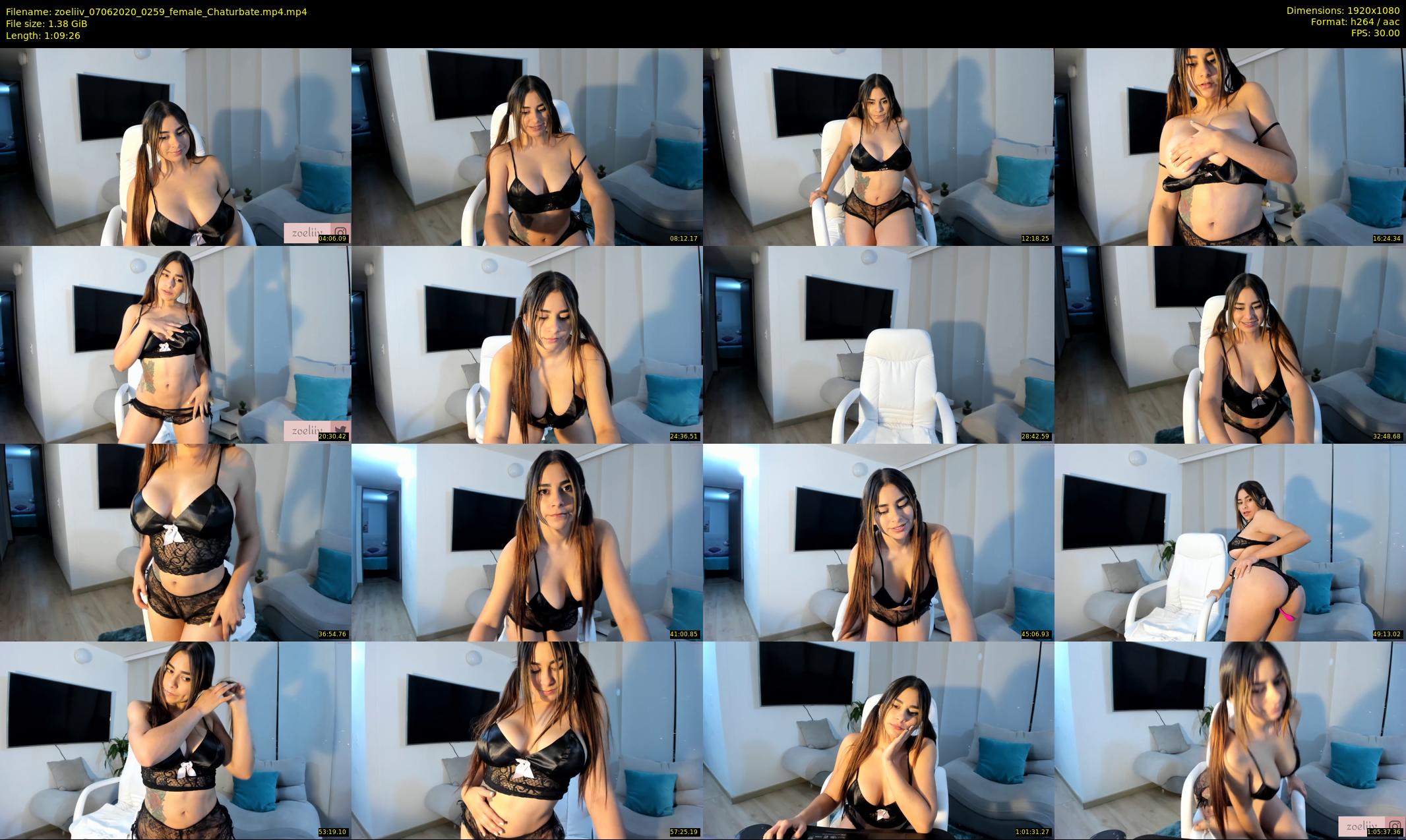 zoeliiv — 70 minute Chaturbate female cam show recording, 1080p, Jun 7, 2020