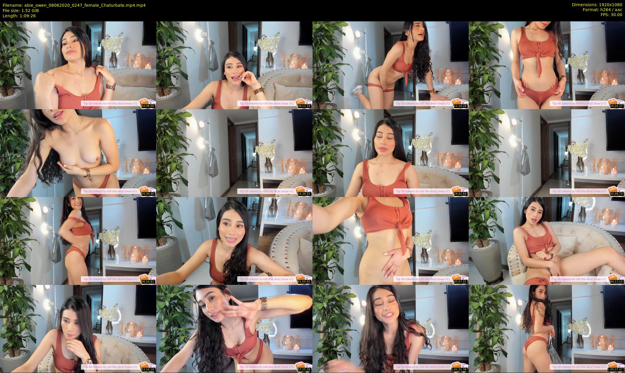 abie_owen — 70 minute Chaturbate female cam show recording, 1080p, Jun 8, 2020