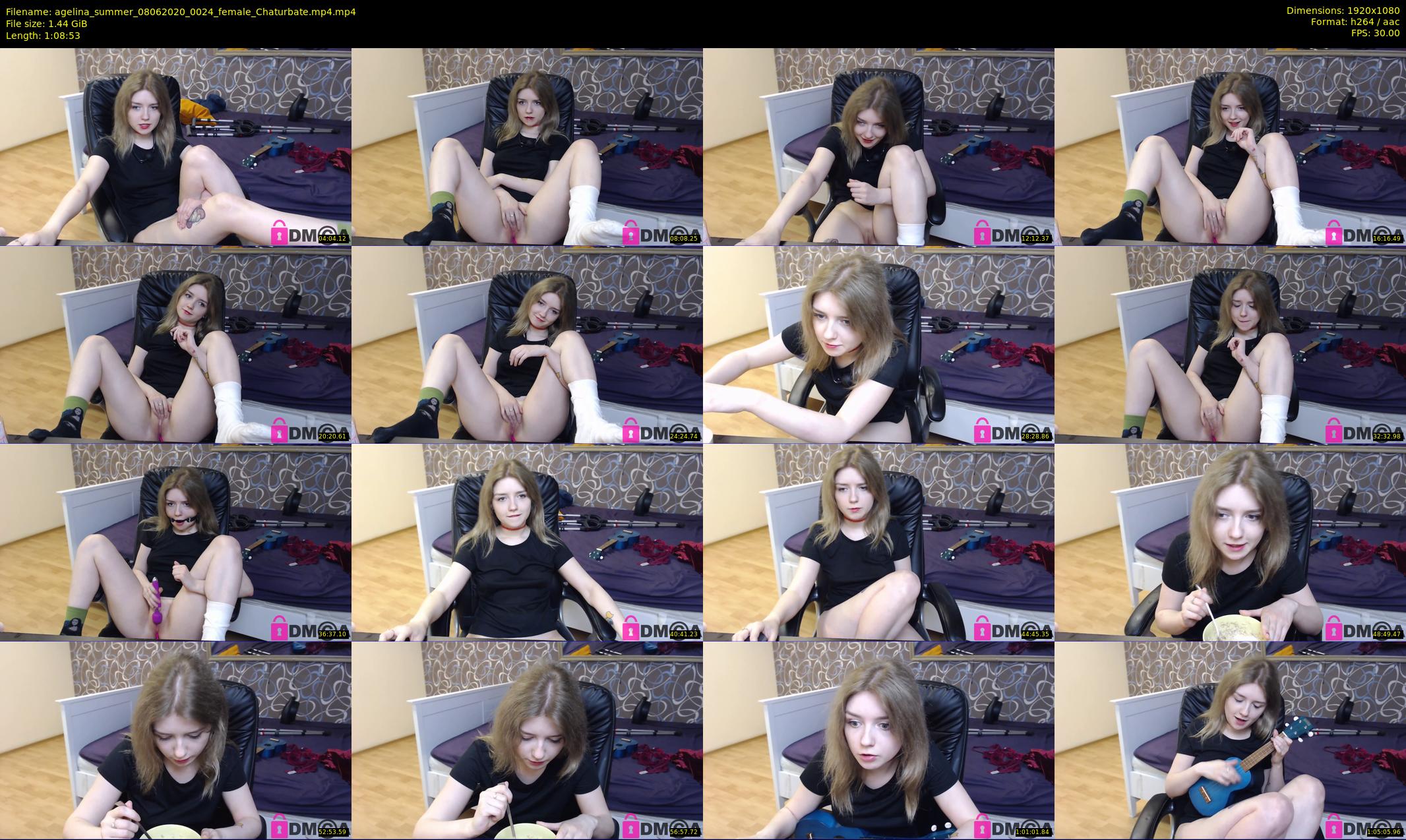 agelina_summer — 69 minute Chaturbate female cam show recording, 1080p, Jun 8, 2020