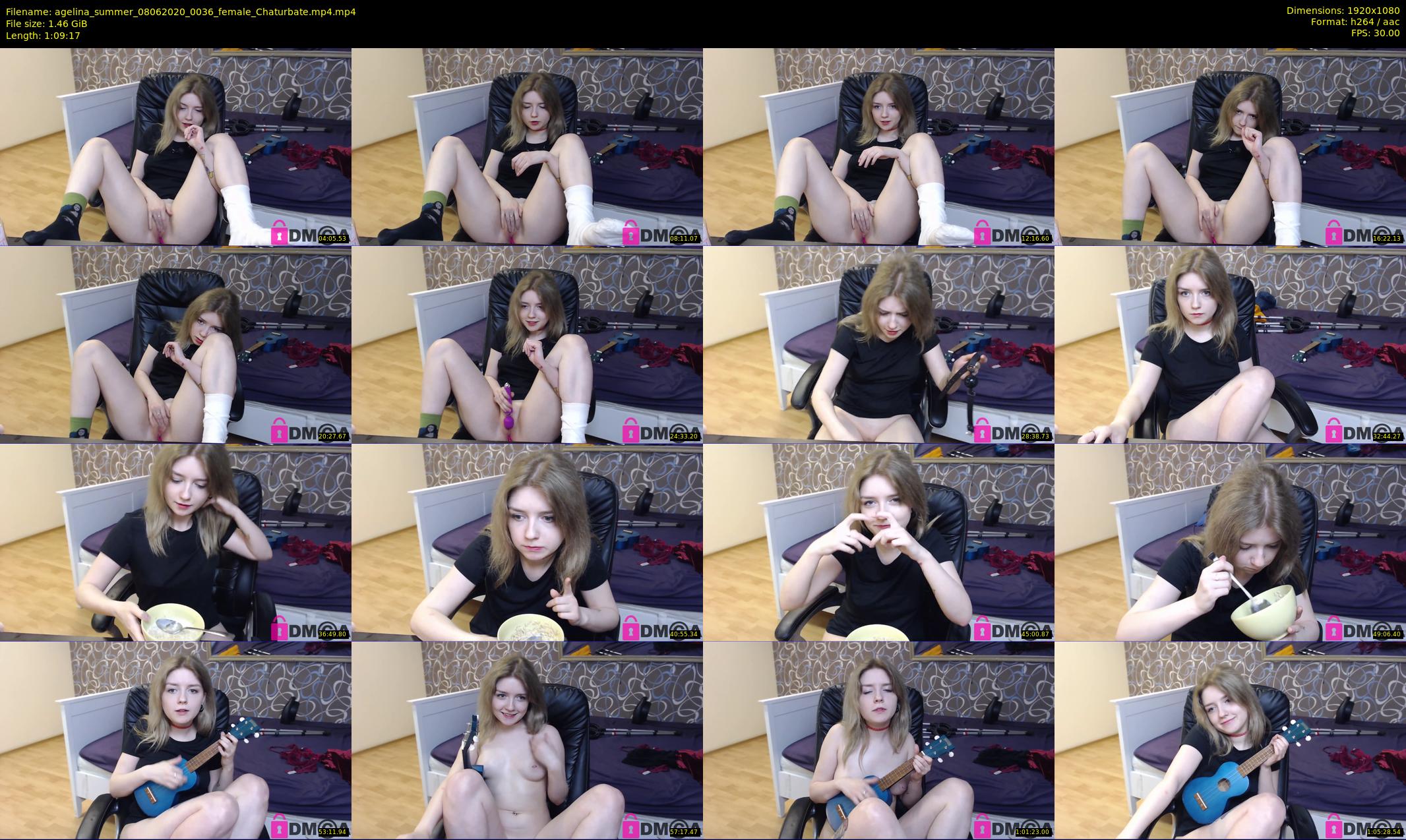 agelina_summer — 70 minute Chaturbate female cam show recording, 1080p, Jun 8, 2020
