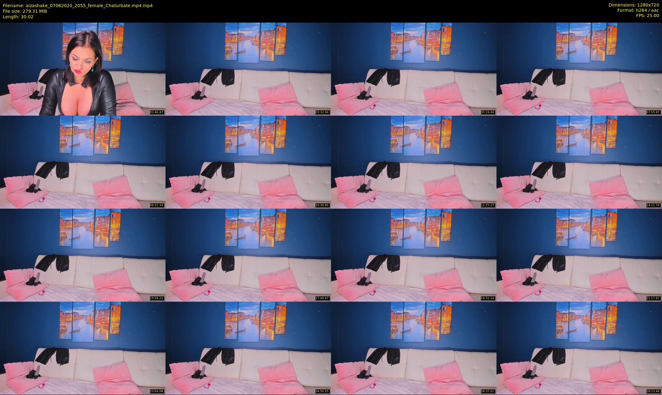 aizashake — 31 minute Chaturbate female cam show recording, 720p, Jun 7, 2020