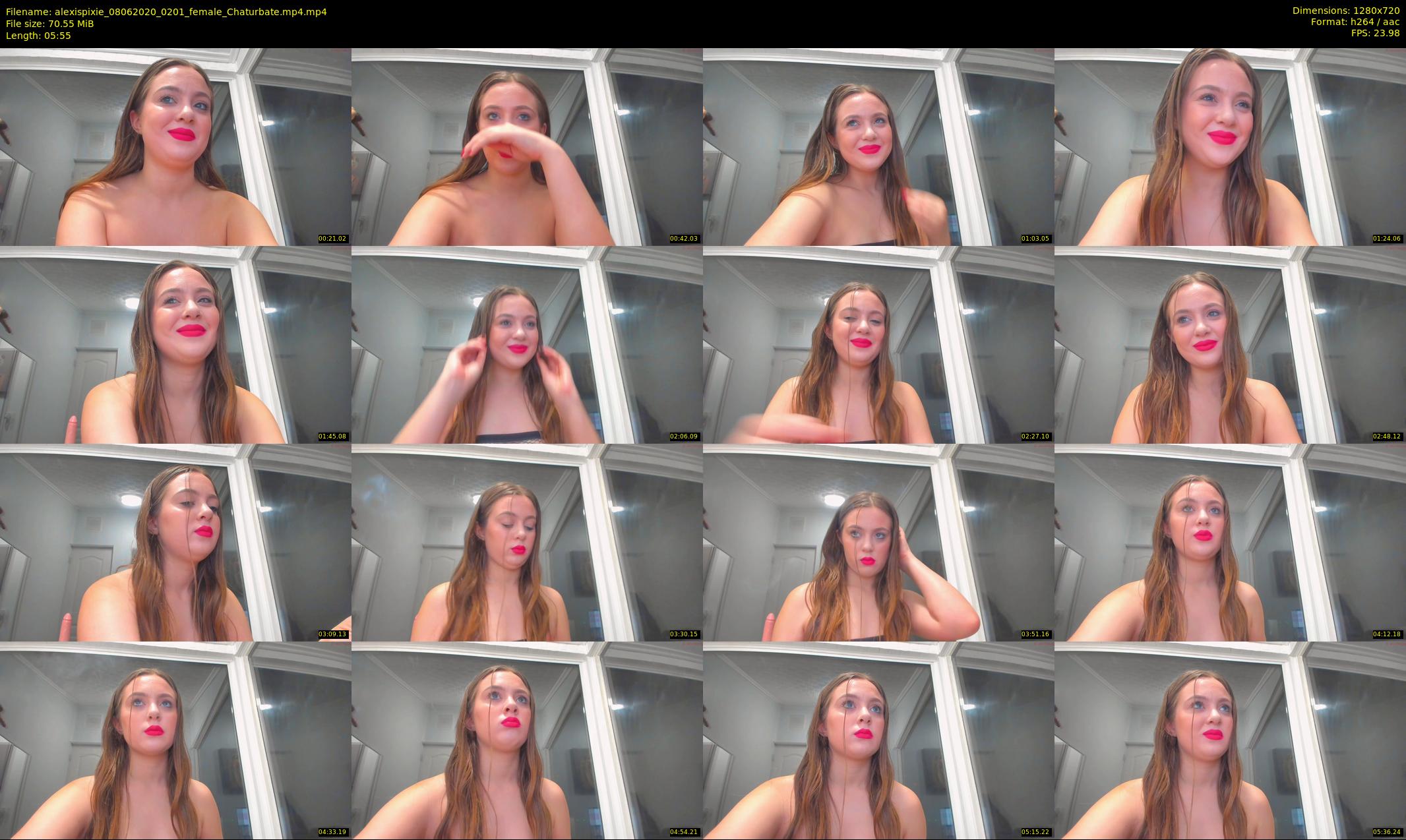 alexispixie — 6 minute Chaturbate female cam show recording, 720p, Jun 8, 2020