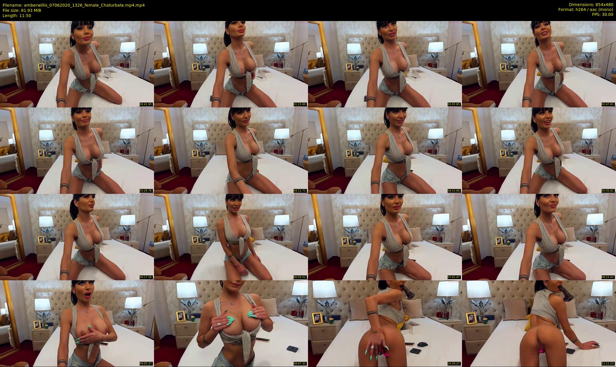 amberwillis — 12 minute Chaturbate female cam show recording, 480p, Jun 7, 2020