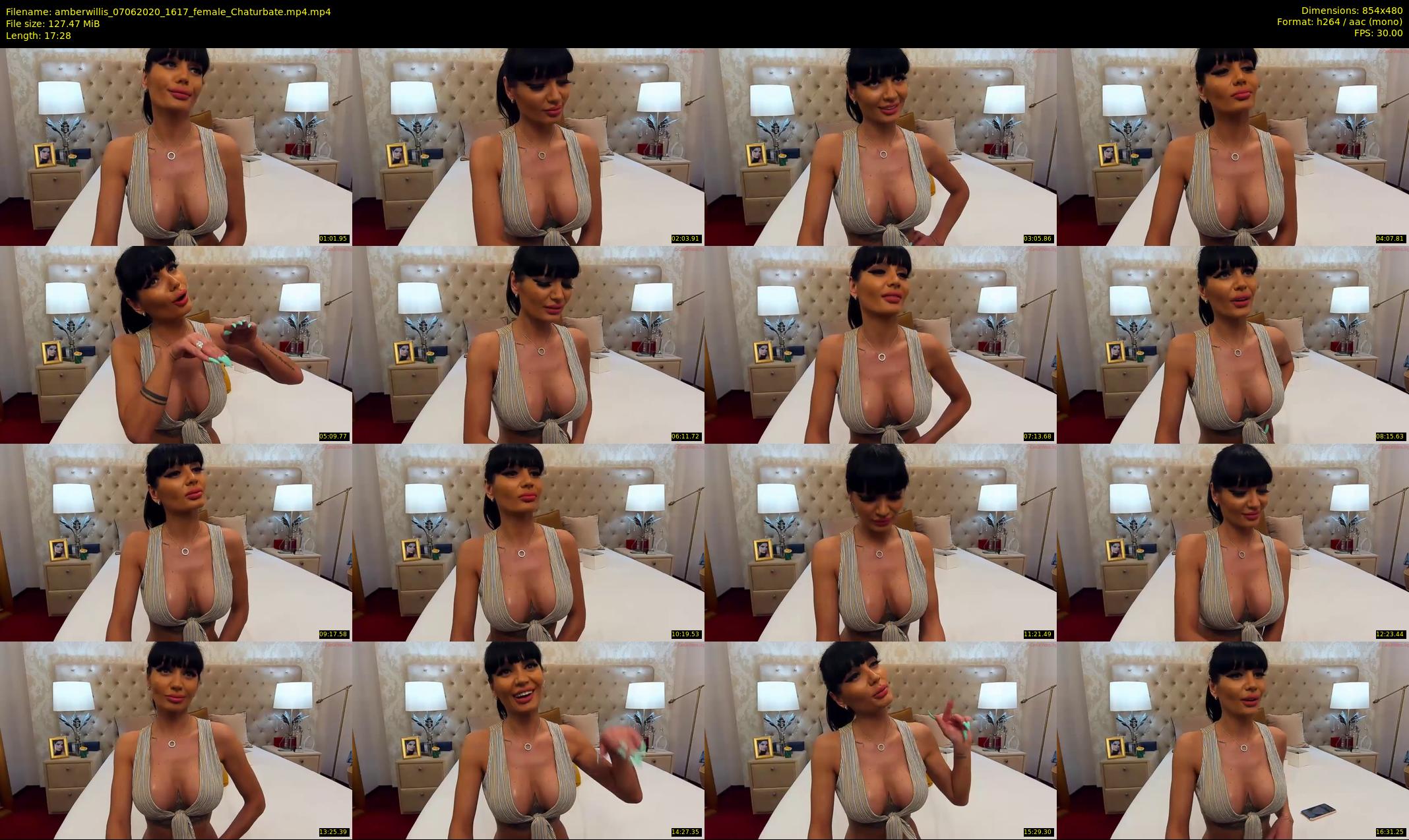amberwillis — 18 minute Chaturbate female cam show recording, 480p, Jun 7, 2020