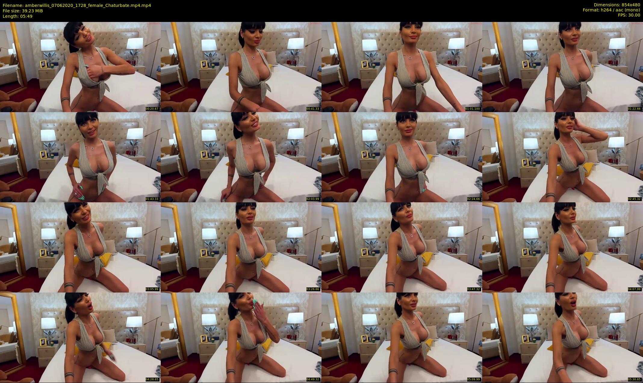 amberwillis — 6 minute Chaturbate female cam show recording, 480p, Jun 7, 2020