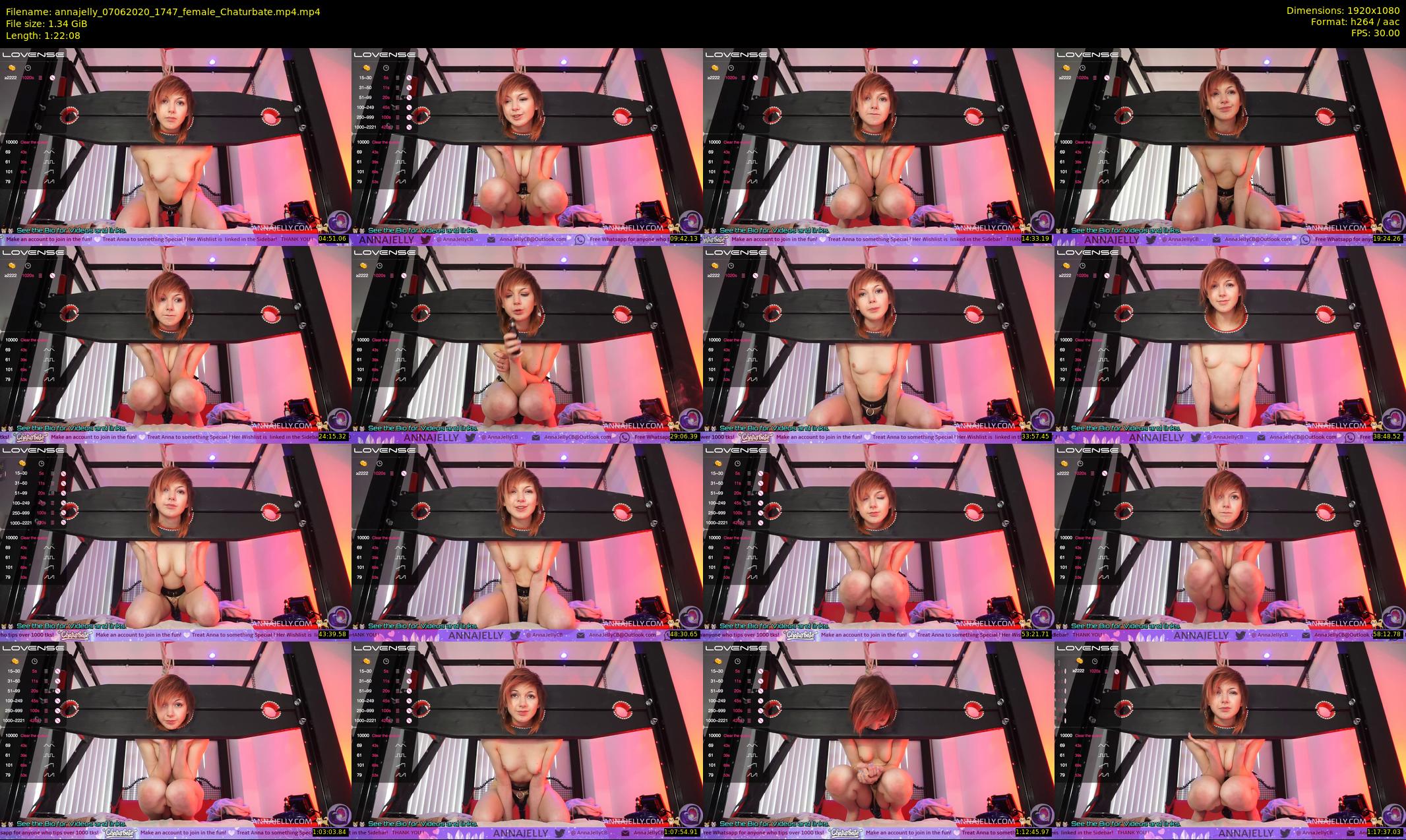 annajelly — 83 minute Chaturbate couple cam show recording, 1080p, Jun 7, 2020