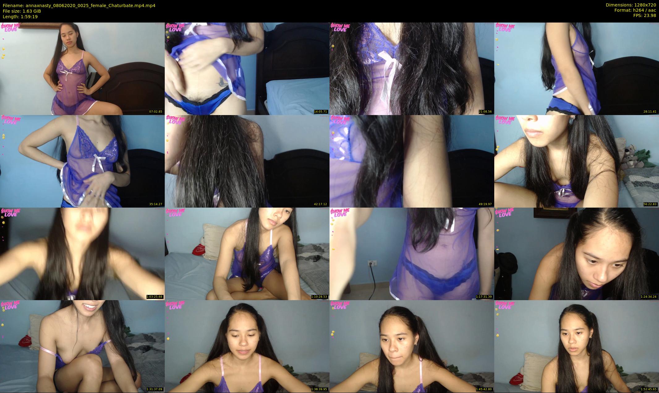 annaxnasty — 120 minute Chaturbate female cam show recording, 720p, Jun 8, 2020