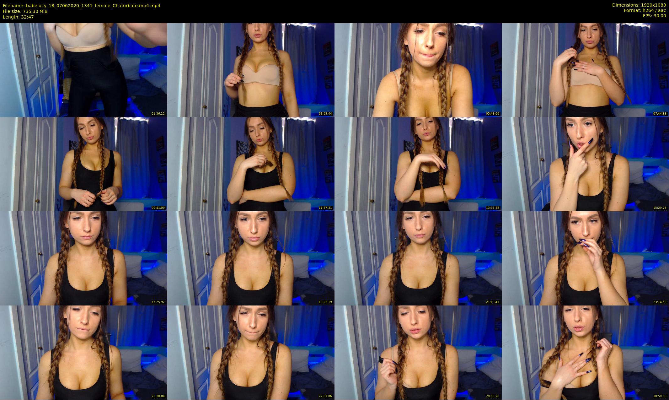 babelucy_18 — 33 minute Chaturbate female cam show recording, 1080p, Jun 7, 2020