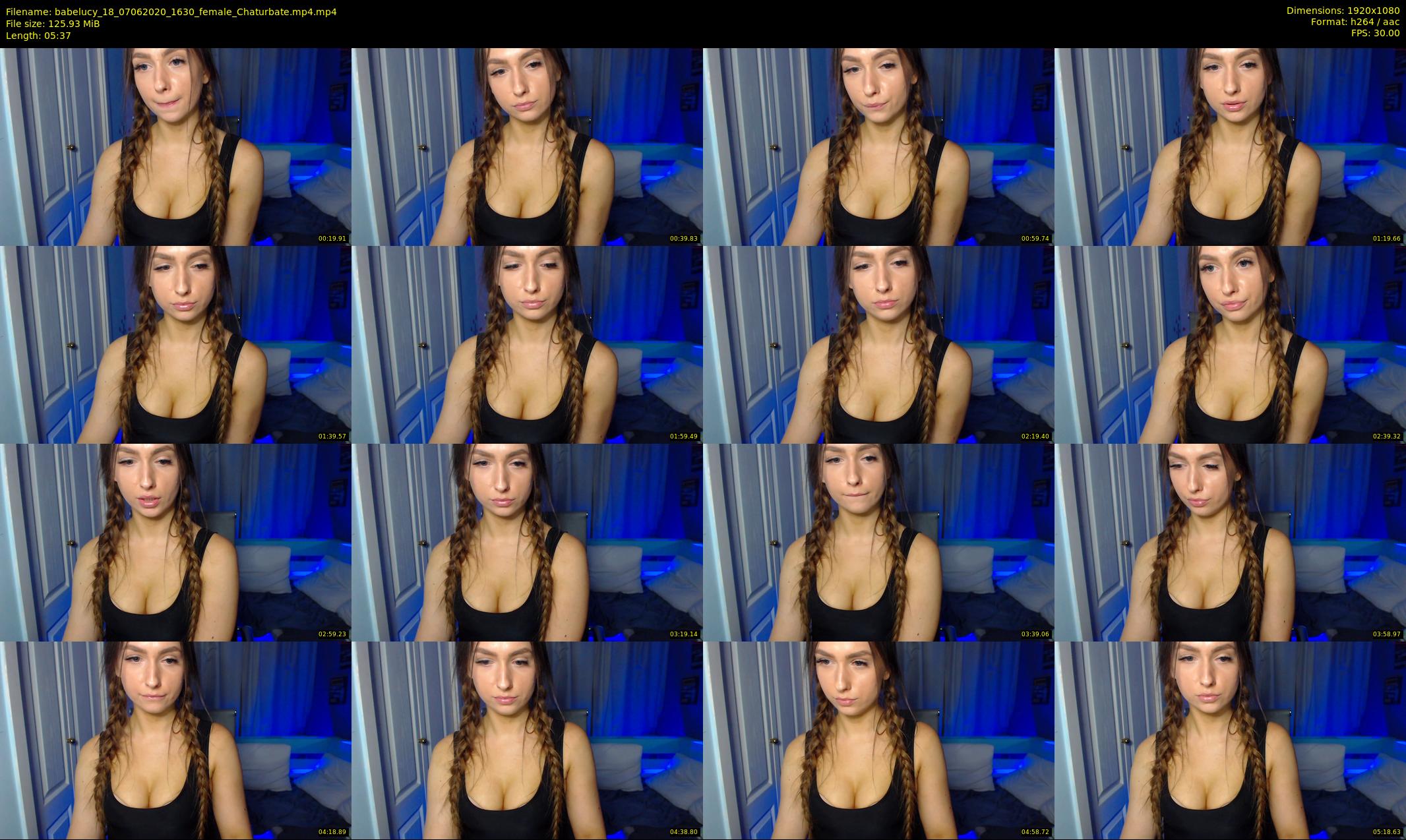 babelucy_18 — 6 minute Chaturbate female cam show recording, 1080p, Jun 7, 2020