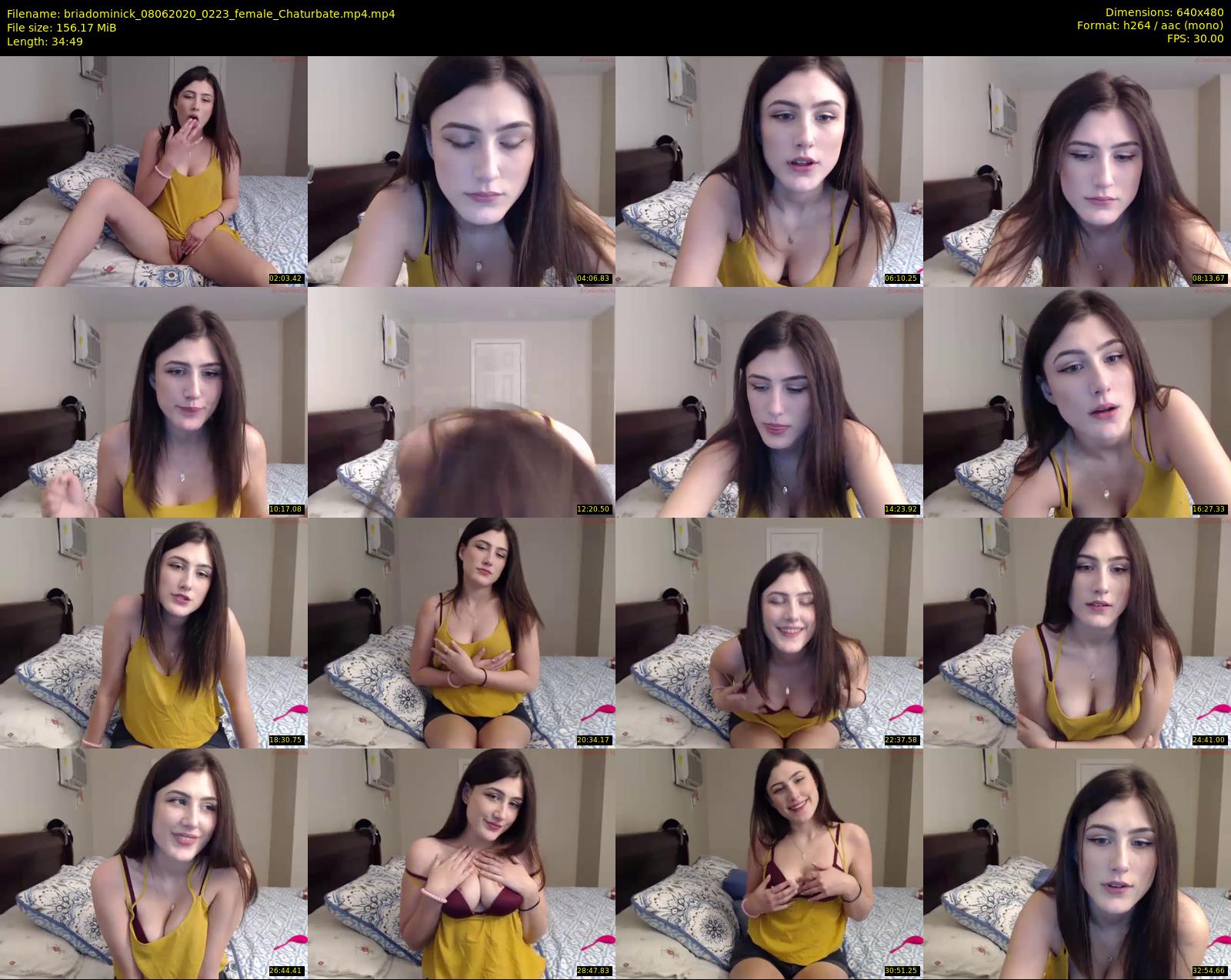 briadominick — 35 minute Chaturbate couple cam show recording, 480p, Jun 8, 2020
