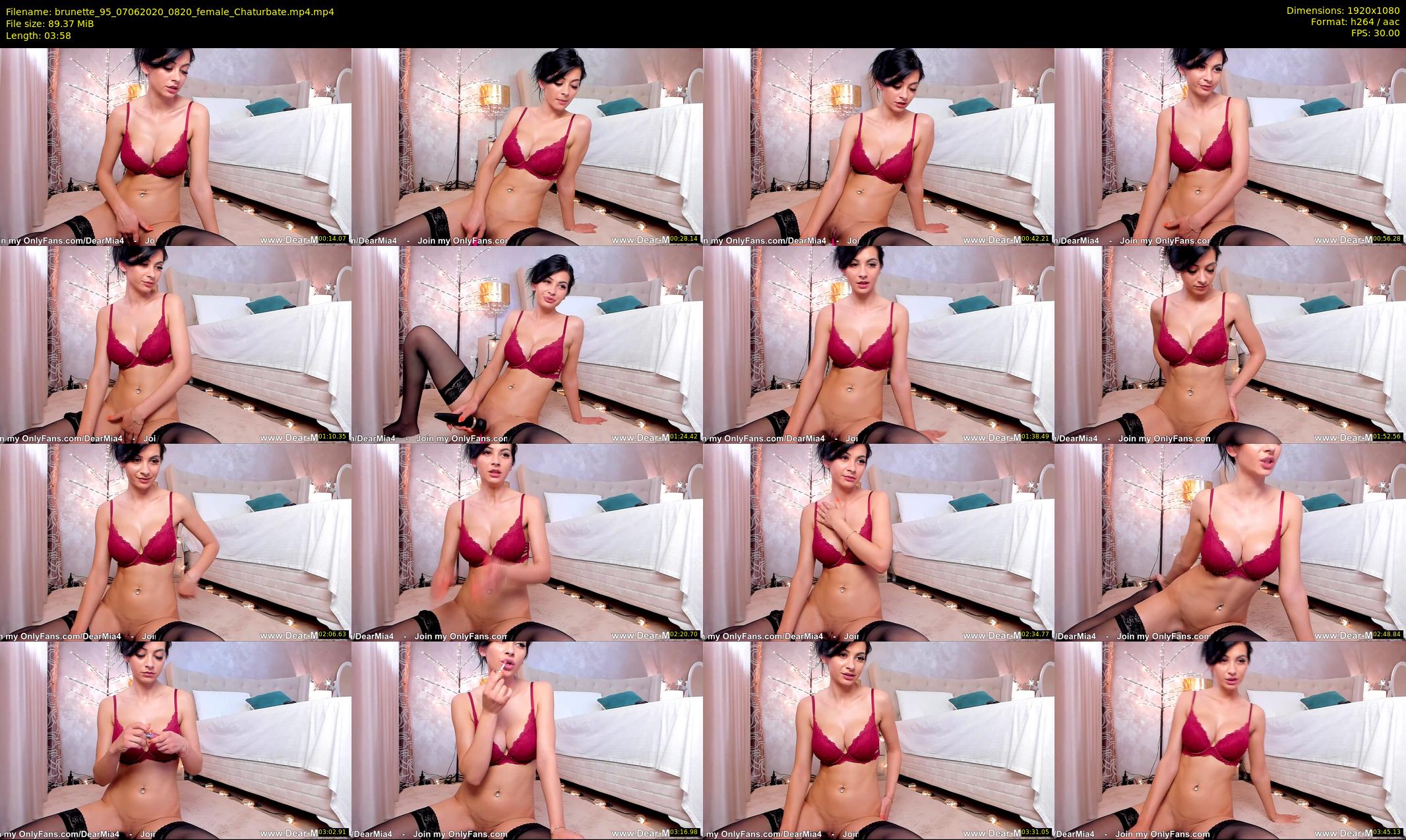 brunette_95 — 4 minute Chaturbate female cam show recording, 1080p, Jun 7, 2020