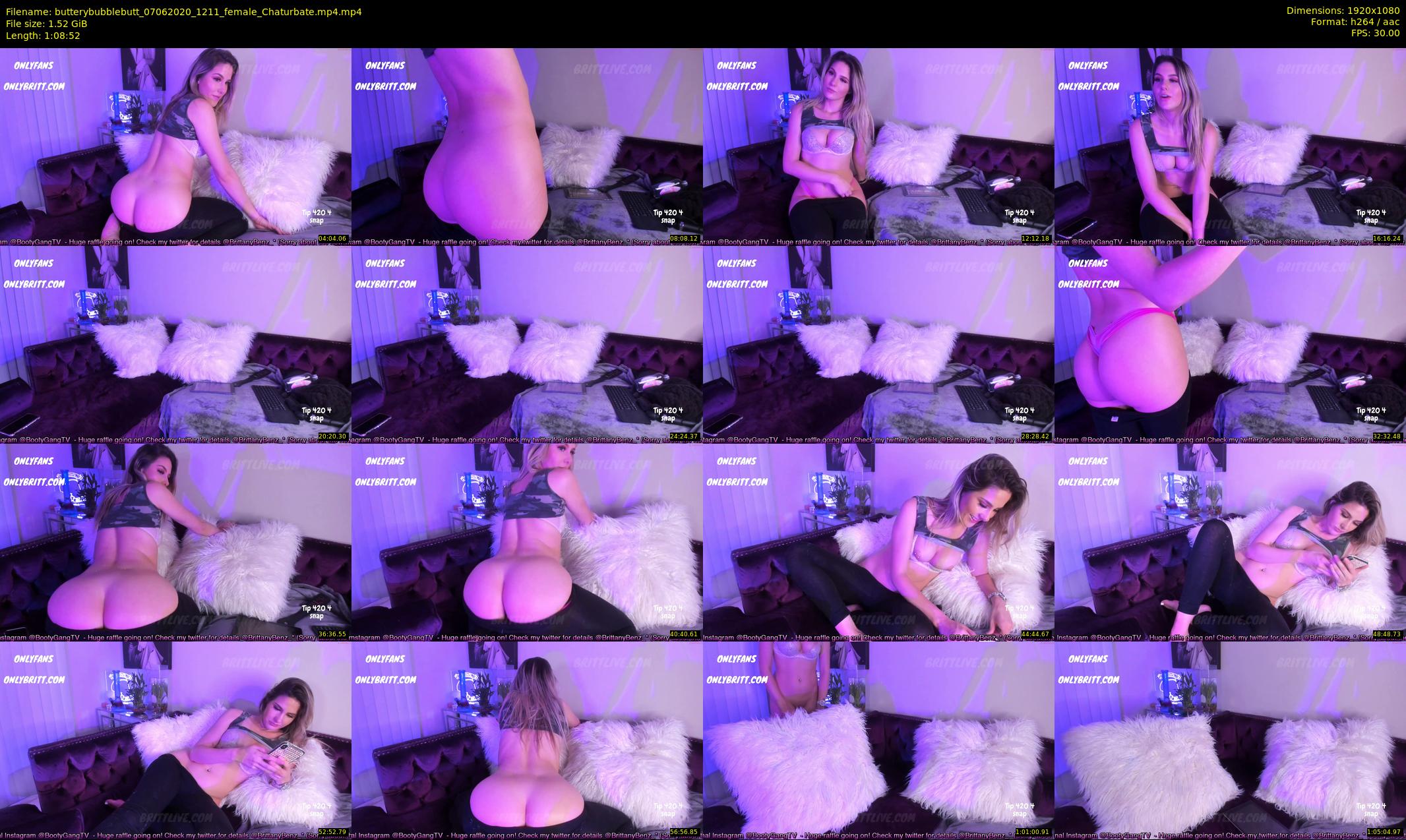 butterybubblebutt — 69 minute Chaturbate couple cam show recording, 1080p, Jun 7, 2020