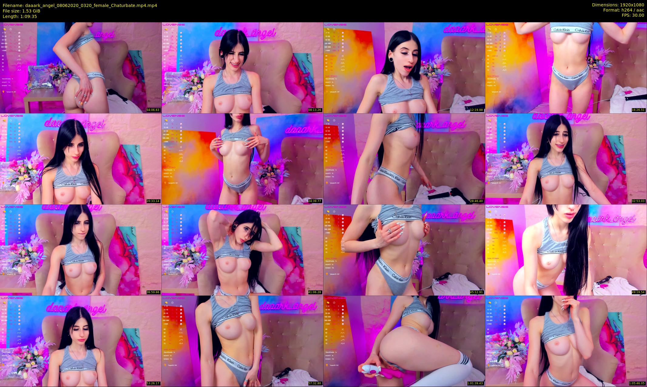 daaark_angel — 70 minute Chaturbate female cam show recording, 1080p, Jun 8, 2020