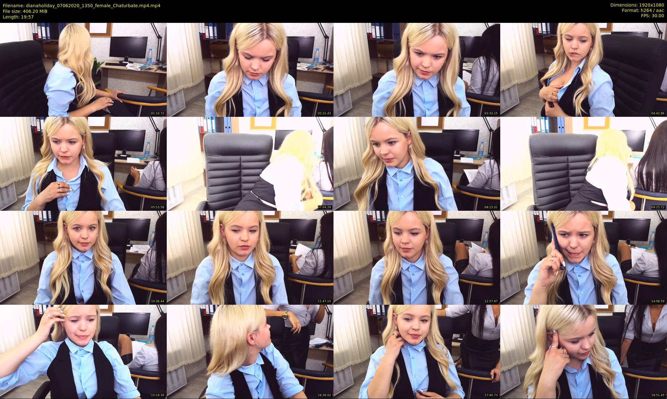 dianaholiday — 20 minute Chaturbate female cam show recording, 1080p, Jun 7, 2020