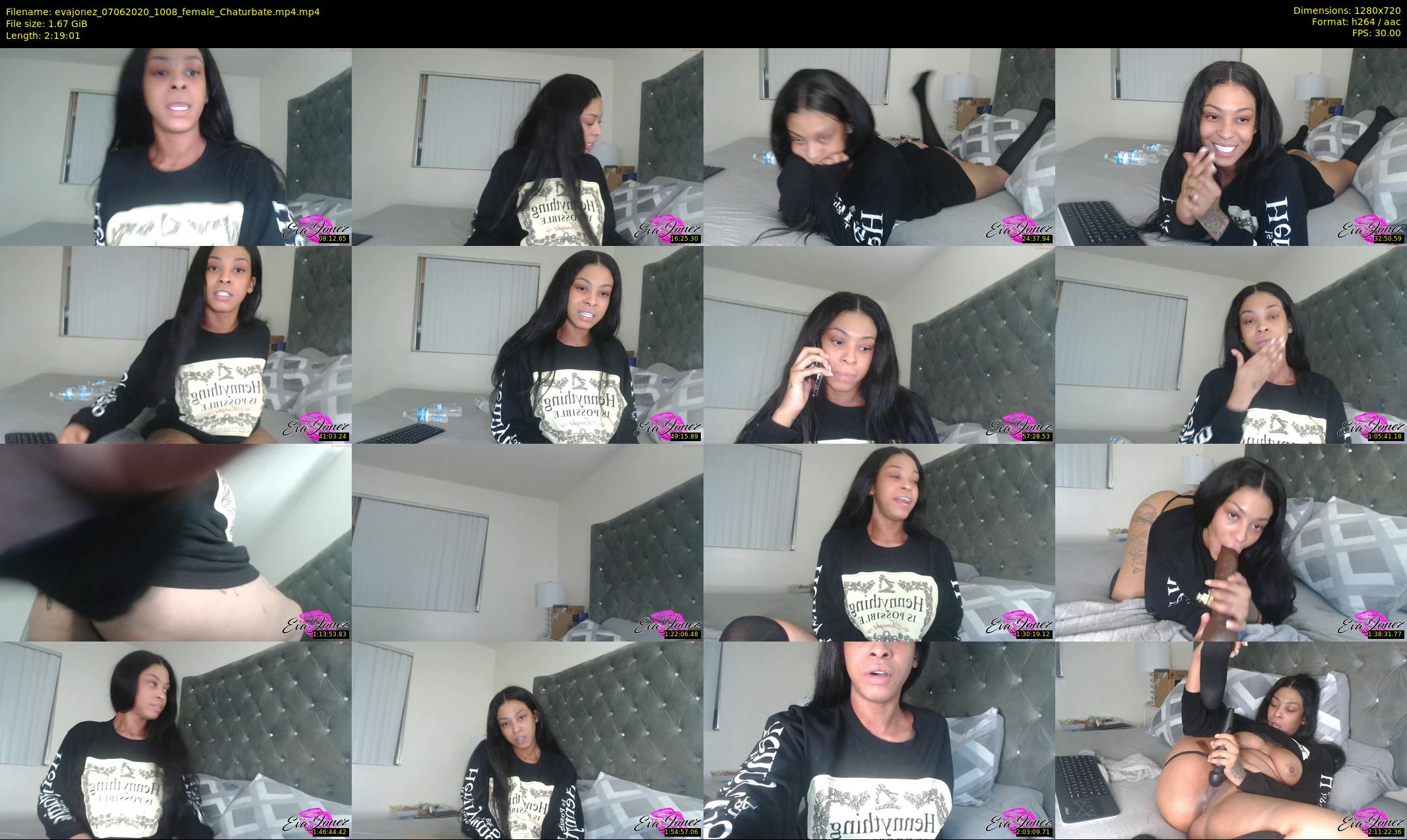 evajonez — 140 minute Chaturbate female cam show recording, 720p, Jun 7, 2020