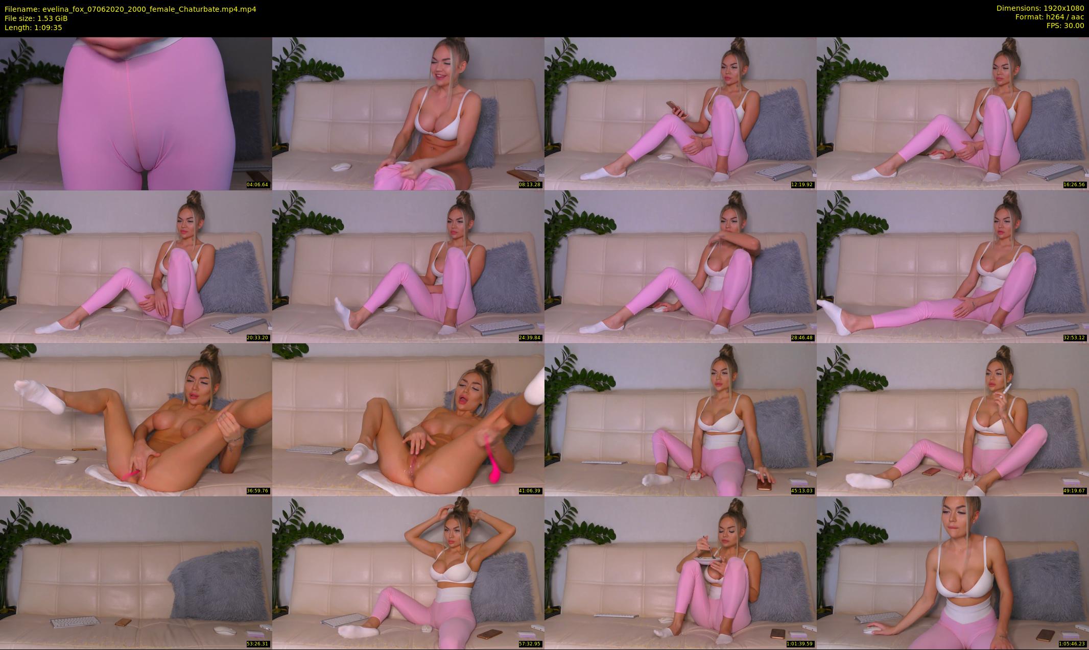 evelina_fox — 70 minute Chaturbate female cam show recording, 1080p, Jun 7, 2020