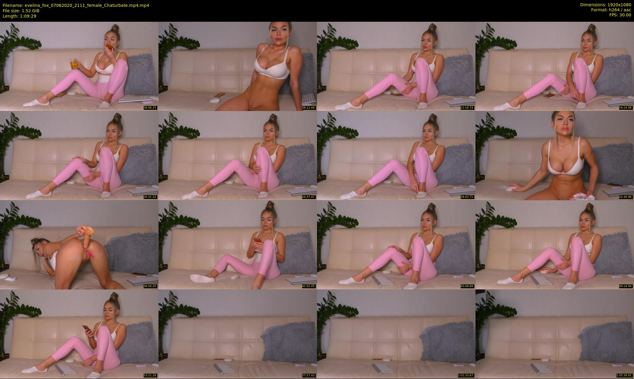 evelina_fox — 70 minute Chaturbate female cam show recording, 1080p, Jun 7, 2020