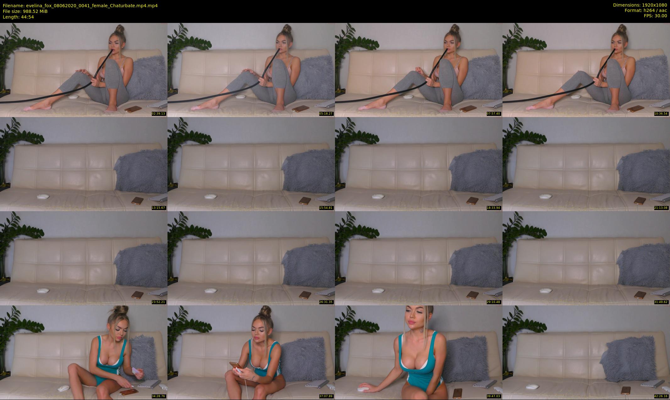 evelina_fox — 45 minute Chaturbate female cam show recording, 1080p, Jun 8, 2020