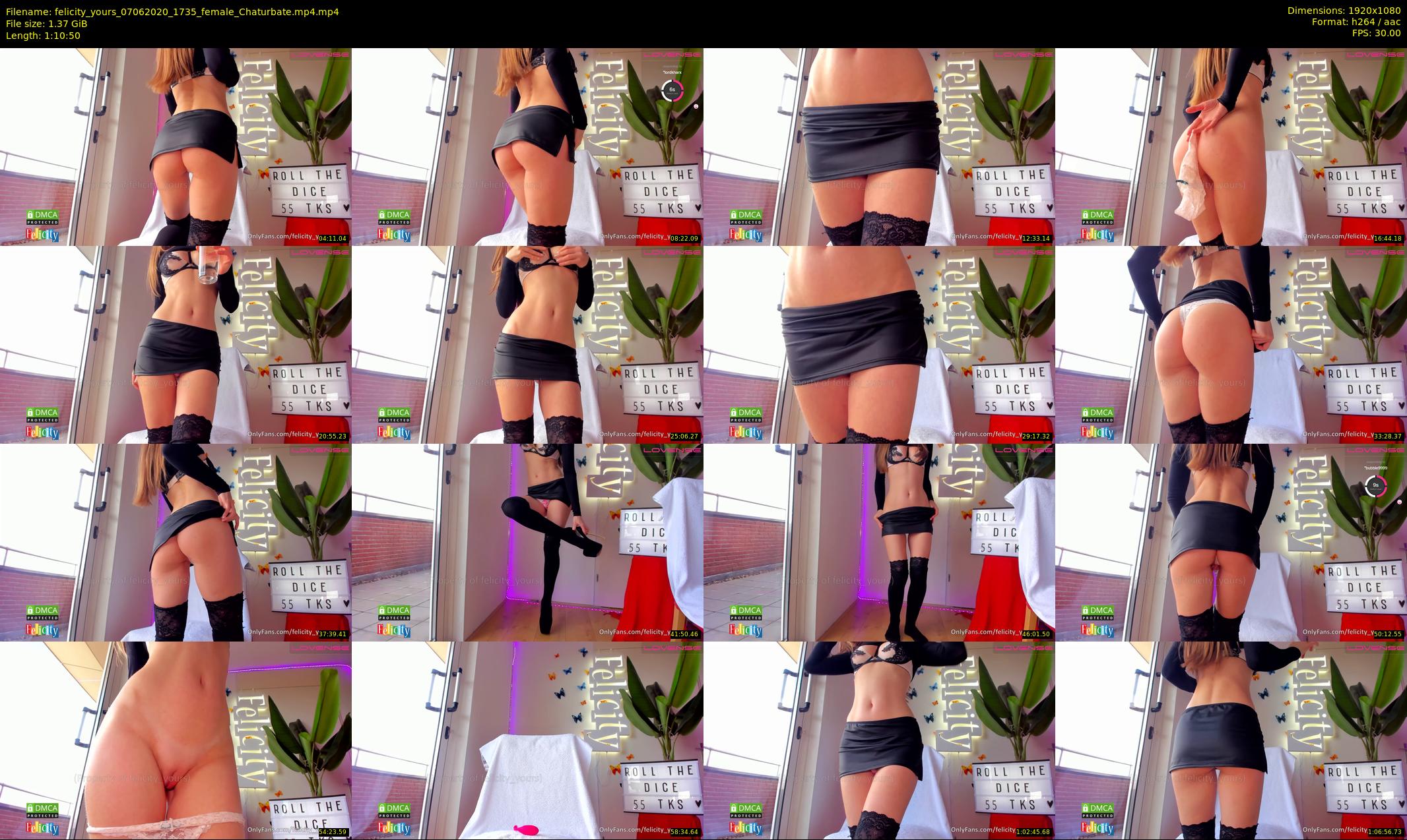 felicity_yours — 71 minute Chaturbate female cam show recording, 1080p, Jun 7, 2020