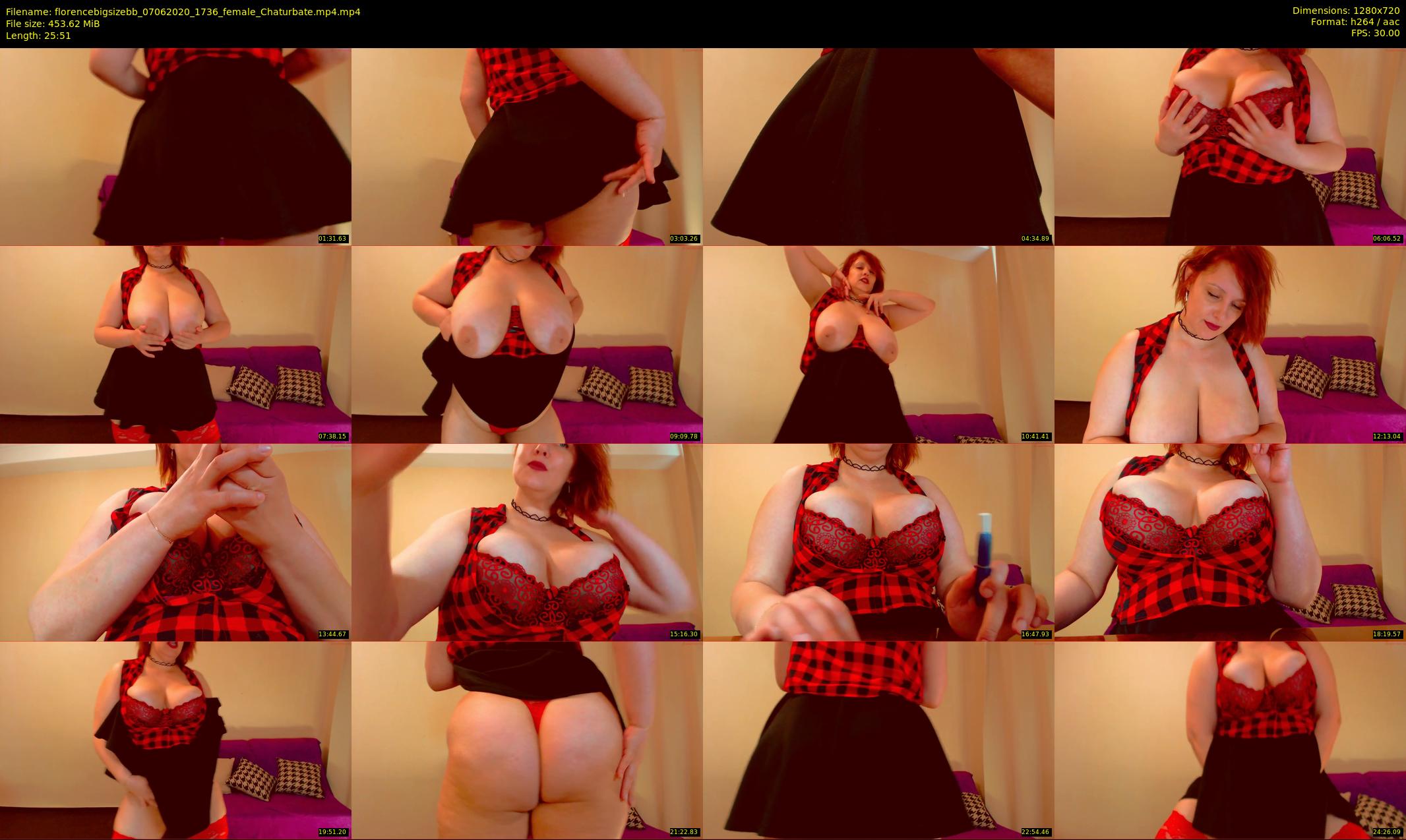florencebigsizebb — 26 minute Chaturbate female cam show recording, 720p, Jun 7, 2020