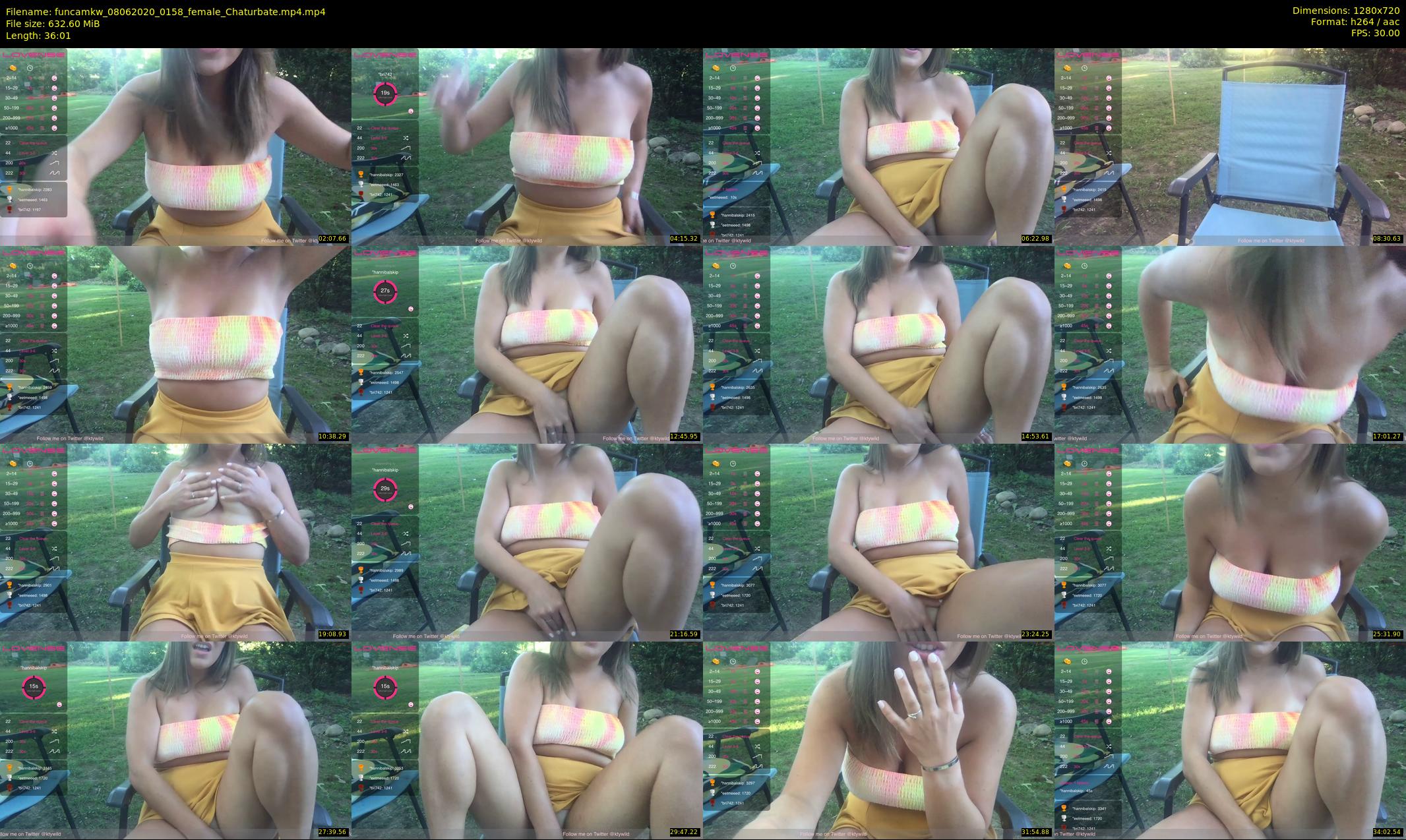 funcamkw — 37 minute Chaturbate female cam show recording, 720p, Jun 8, 2020