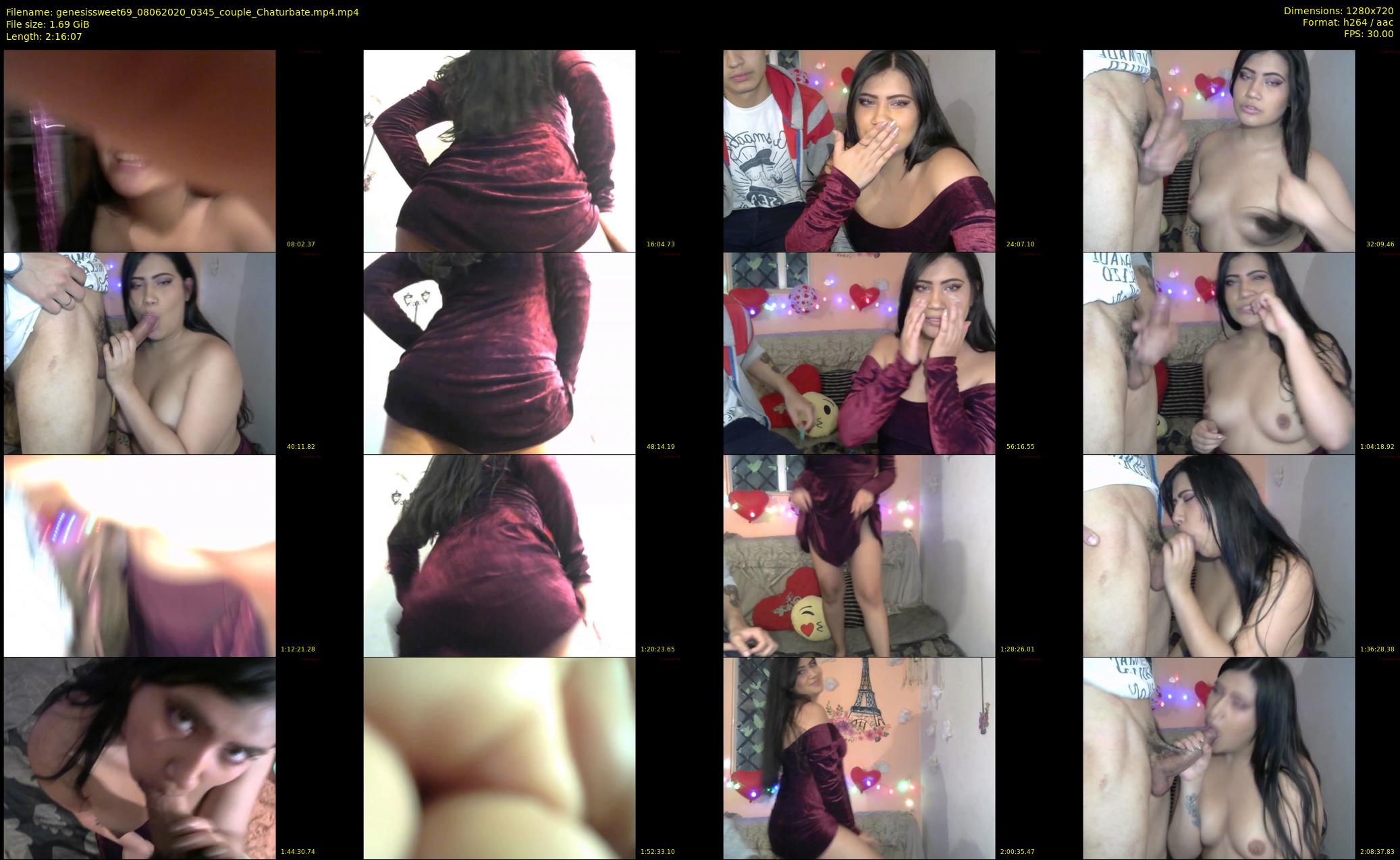 genesissweet69 — 137 minute Chaturbate couple cam show recording, 720p, Jun 8, 2020