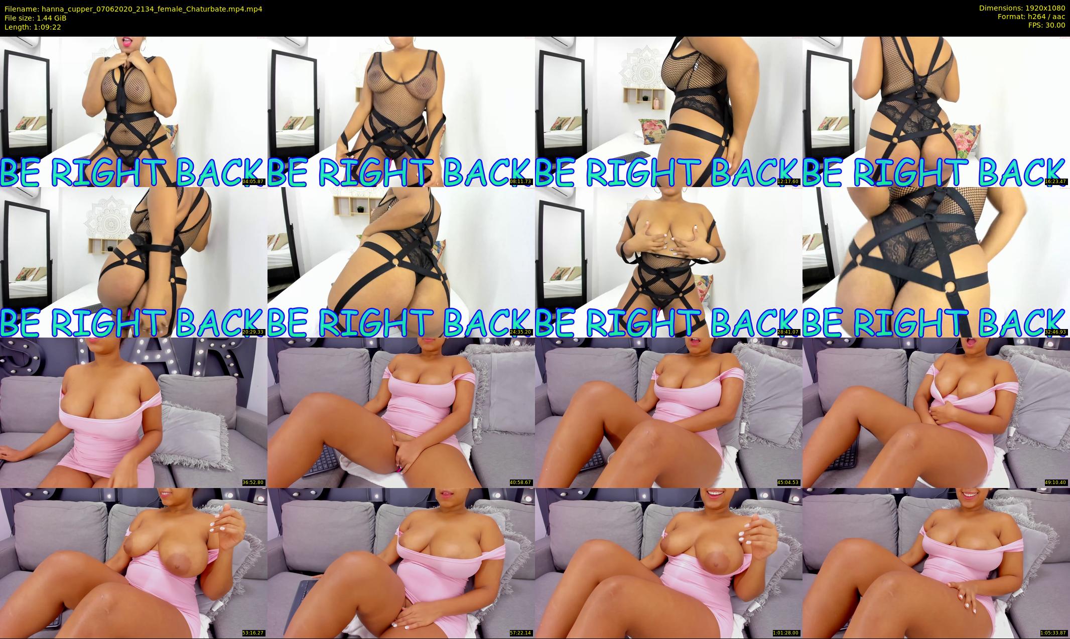 hanna_cupper — 70 minute Chaturbate female cam show recording, 1080p, Jun 7, 2020