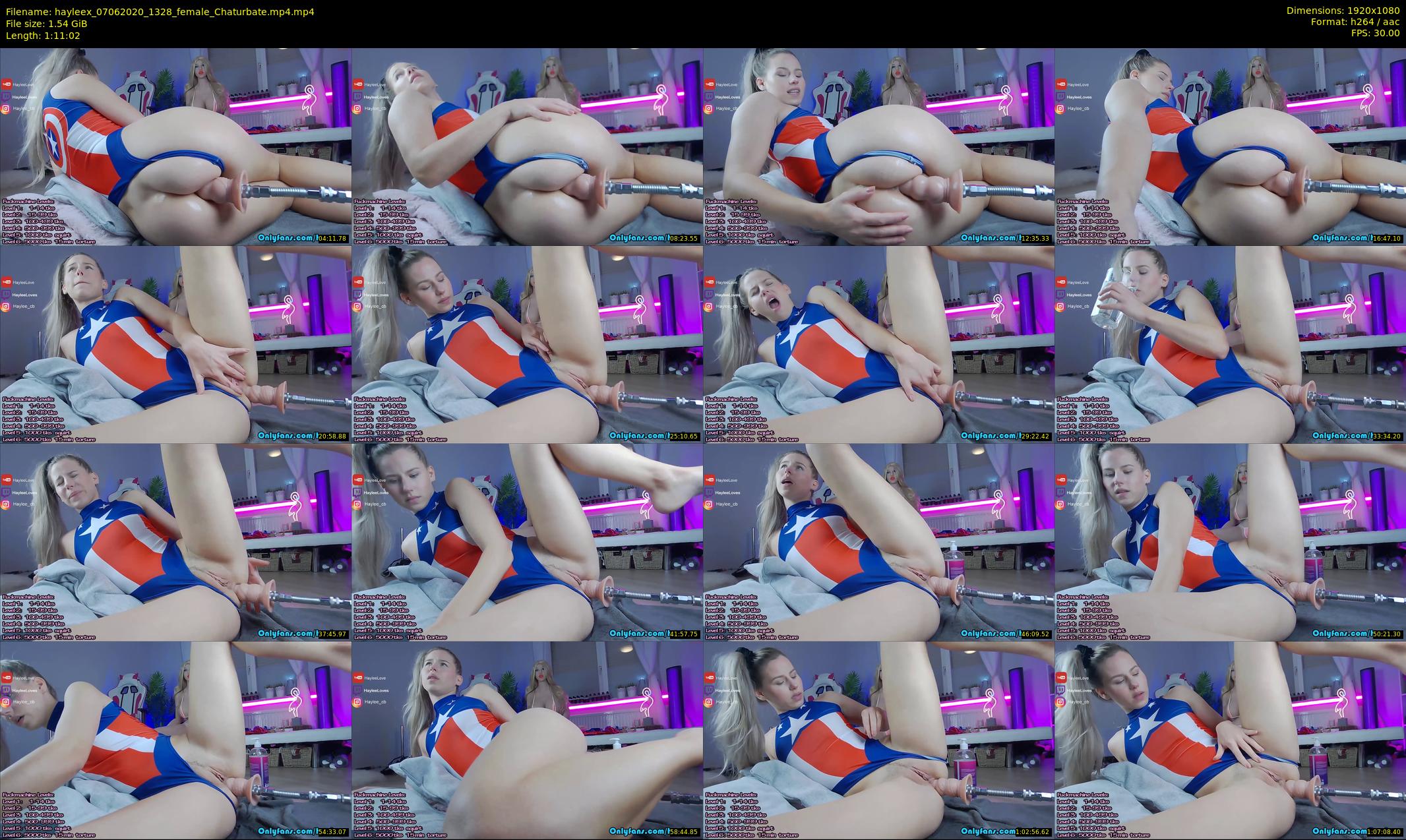 hayleex — 72 minute Chaturbate female cam show recording, 1080p, Jun 7, 2020