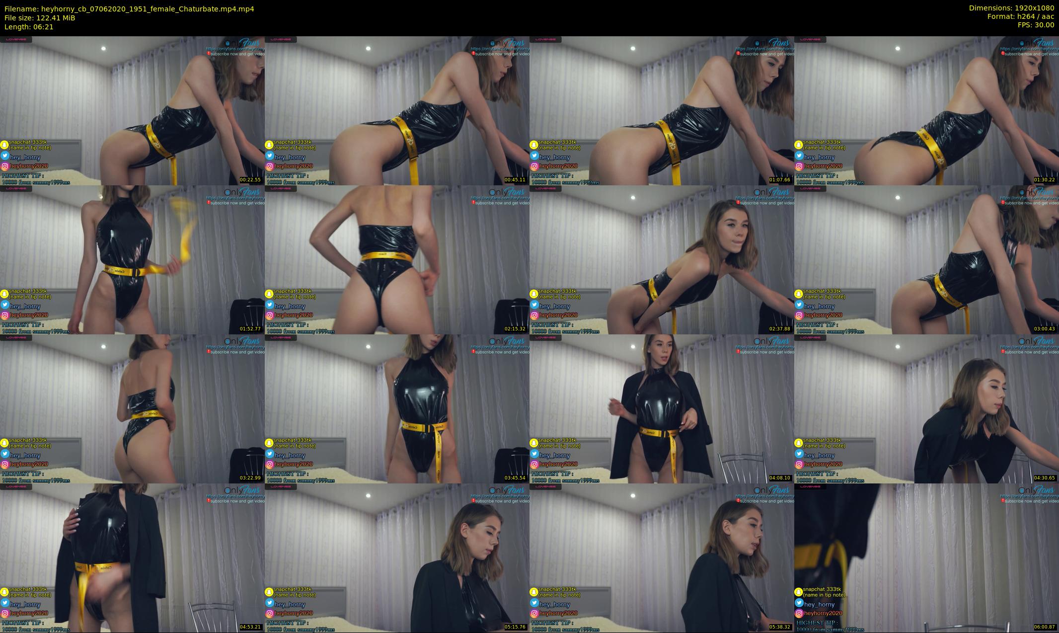 heyhorny_cb — 7 minute Chaturbate couple cam show recording, 1080p, Jun 7, 2020