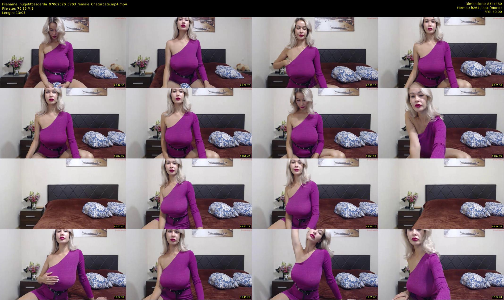 hugetittiesgerda — 14 minute Chaturbate female cam show recording, 480p, Jun 7, 2020
