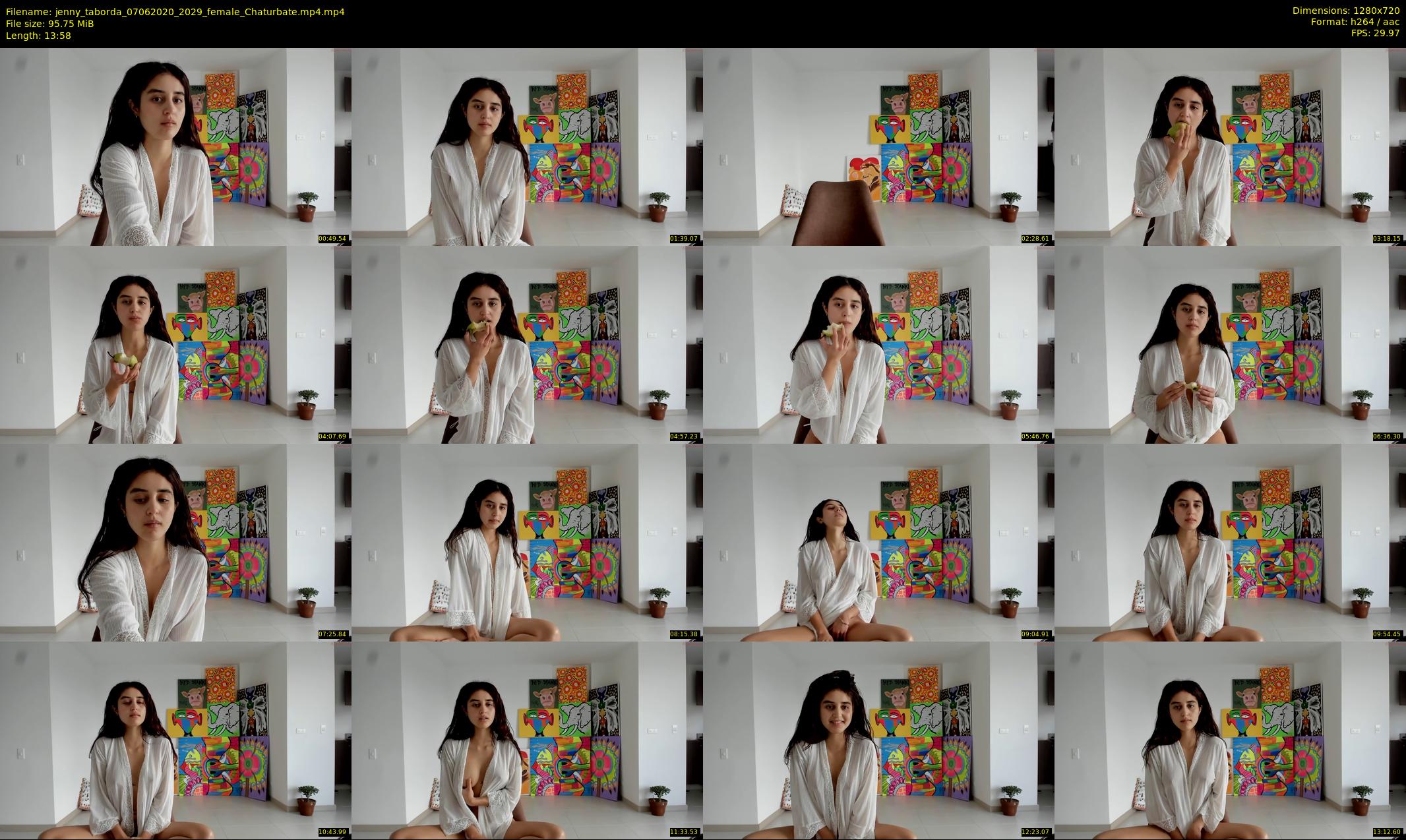 jenny_taborda — 14 minute Chaturbate female cam show recording, 720p, Jun 7, 2020