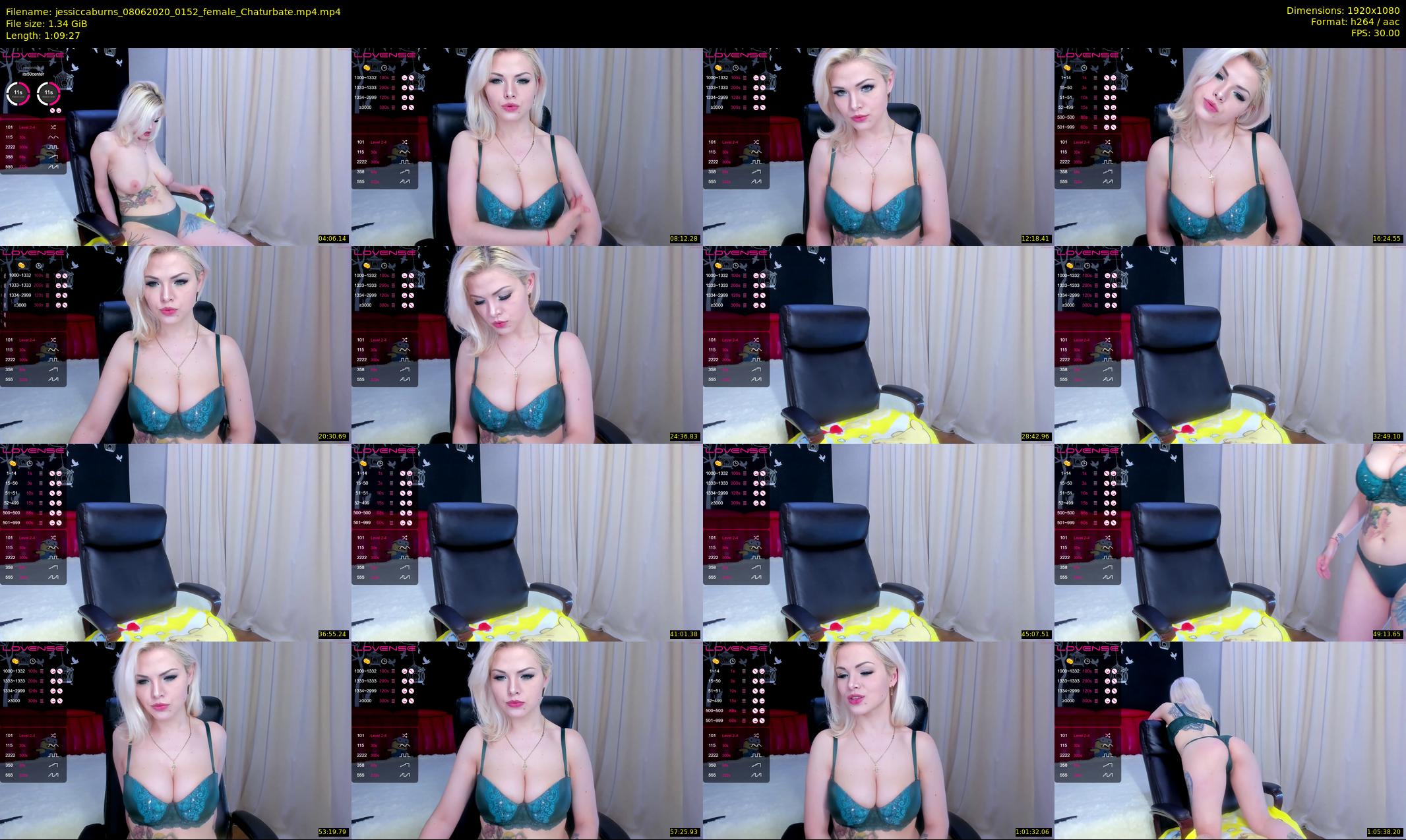 jessiccaburns — 70 minute Chaturbate female cam show recording, 1080p, Jun 8, 2020