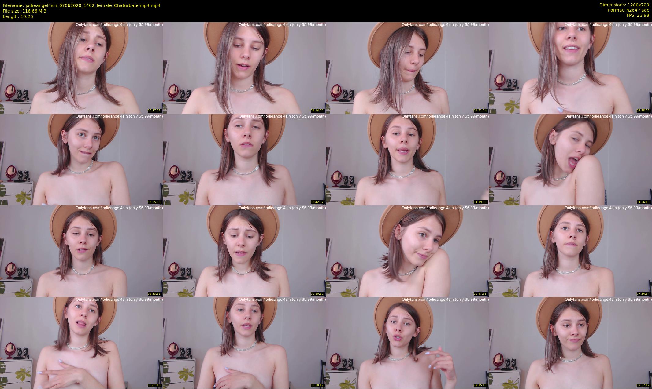 jodieangel4sin — 11 minute Chaturbate female cam show recording, 720p, Jun 7, 2020