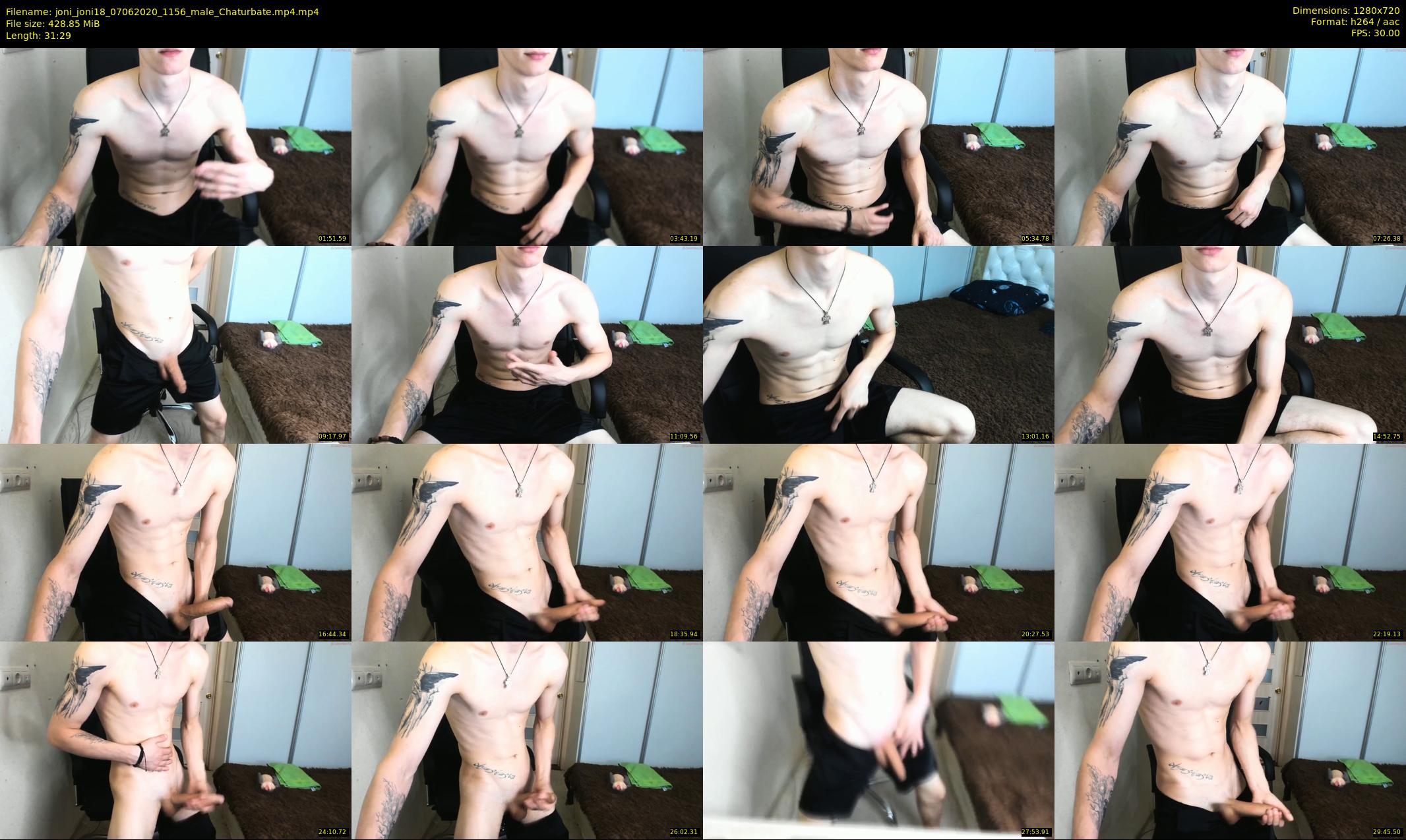 joni_joni18 — 32 minute Chaturbate male cam show recording, 720p, Jun 7, 2020