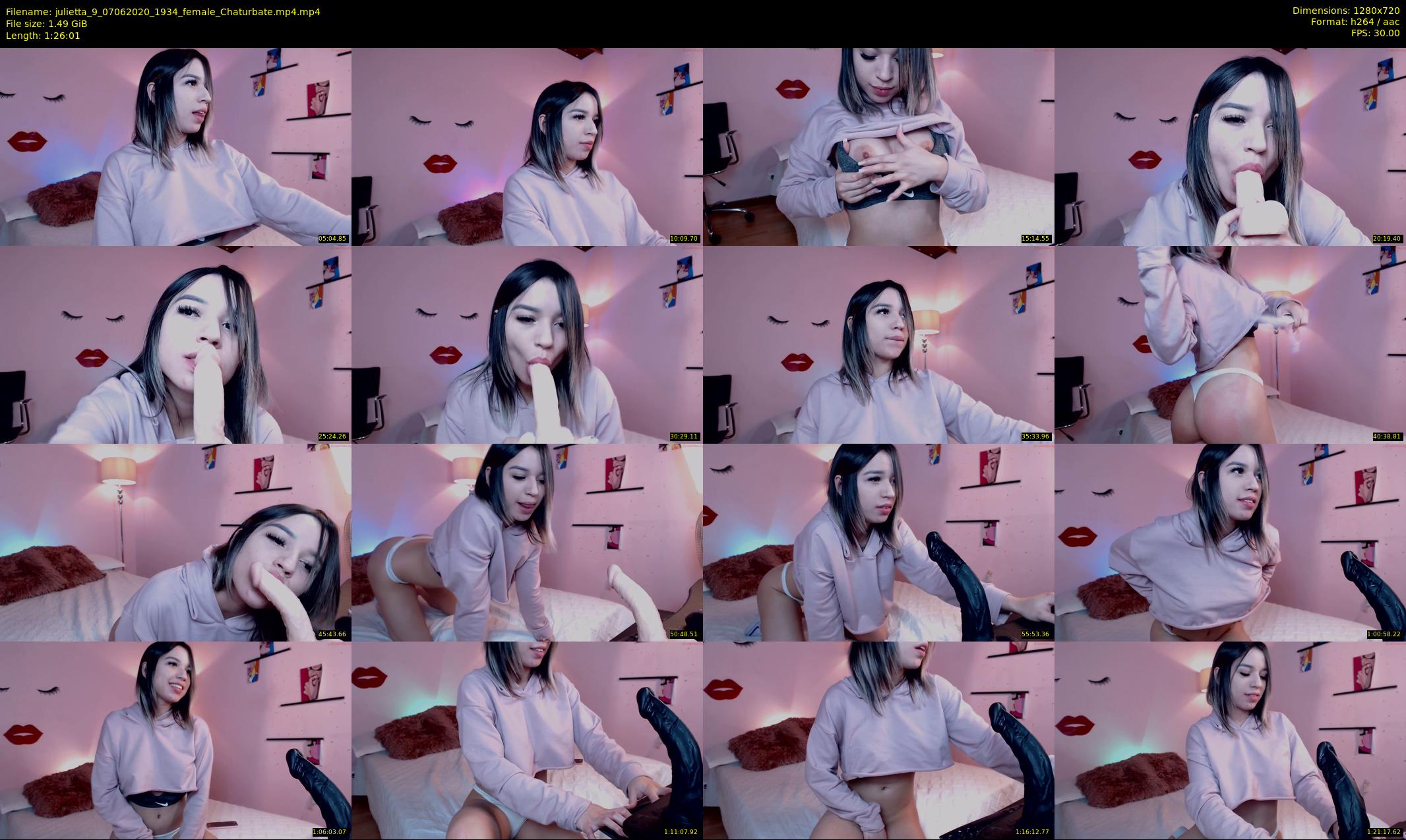 julietta_9 — 87 minute Chaturbate female cam show recording, 720p, Jun 7, 2020